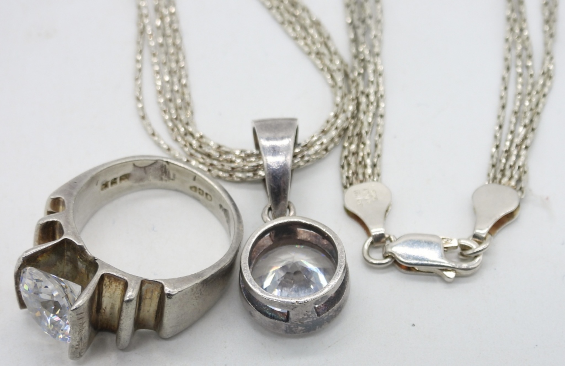 Mexico 925 Matching Ring & Necklace