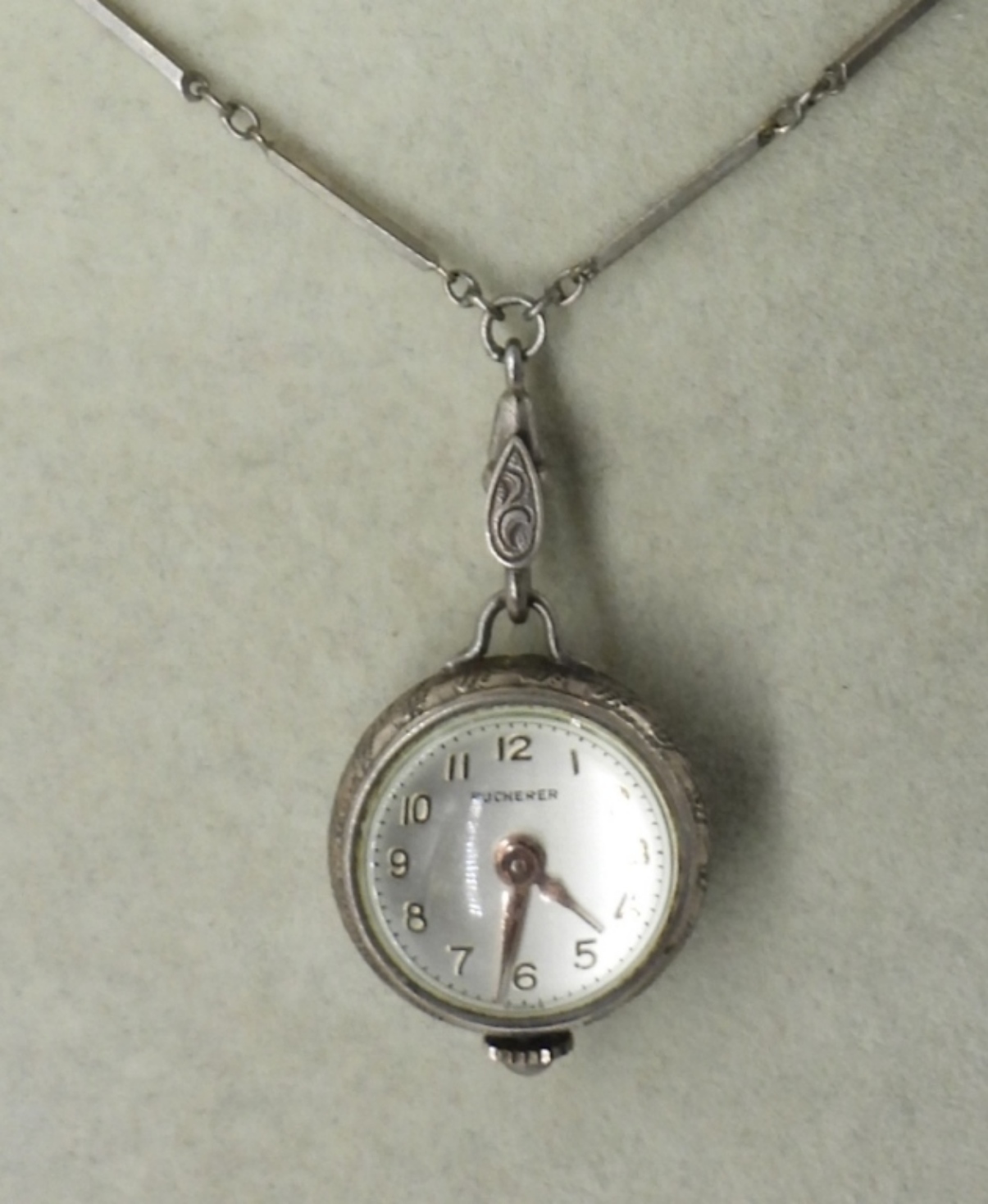 Wedgwood Brooch & Vintage Watch Necklace