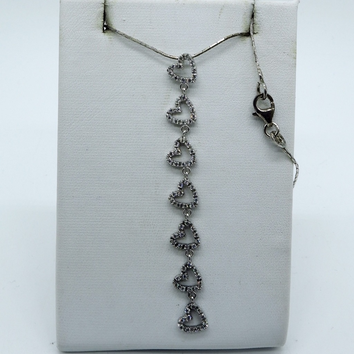 7 Sterling Simulated Diamond Rings & More