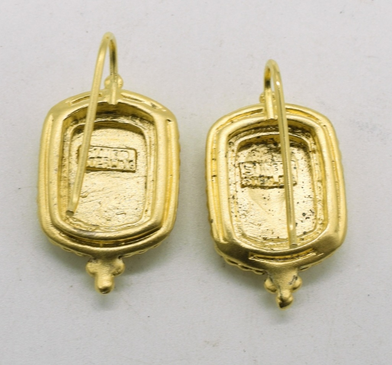 Gold Tone Sterling Ring, Earrings, Bracelet