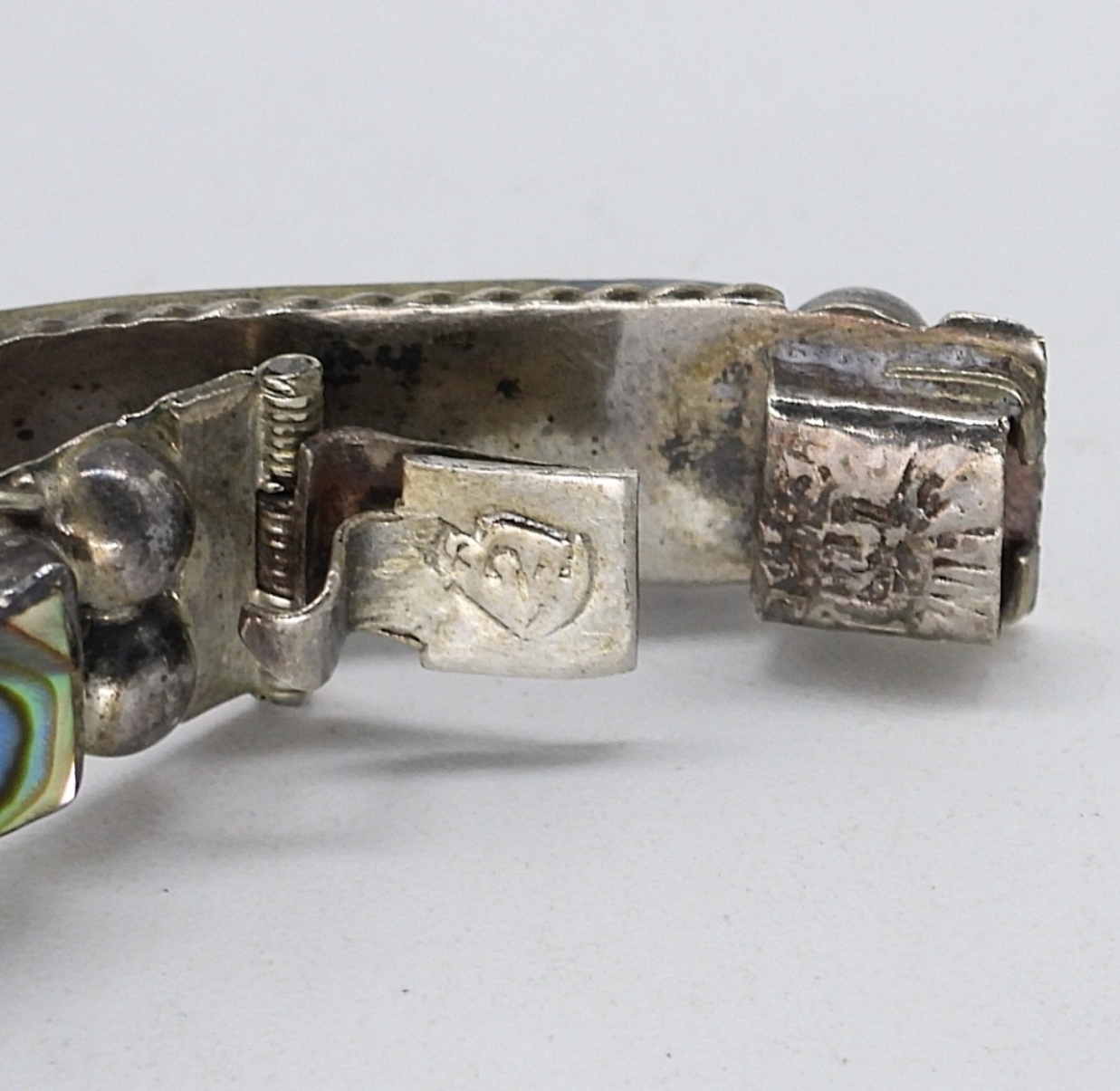 Abalone & Turquoise 925 Rings & Bracelet