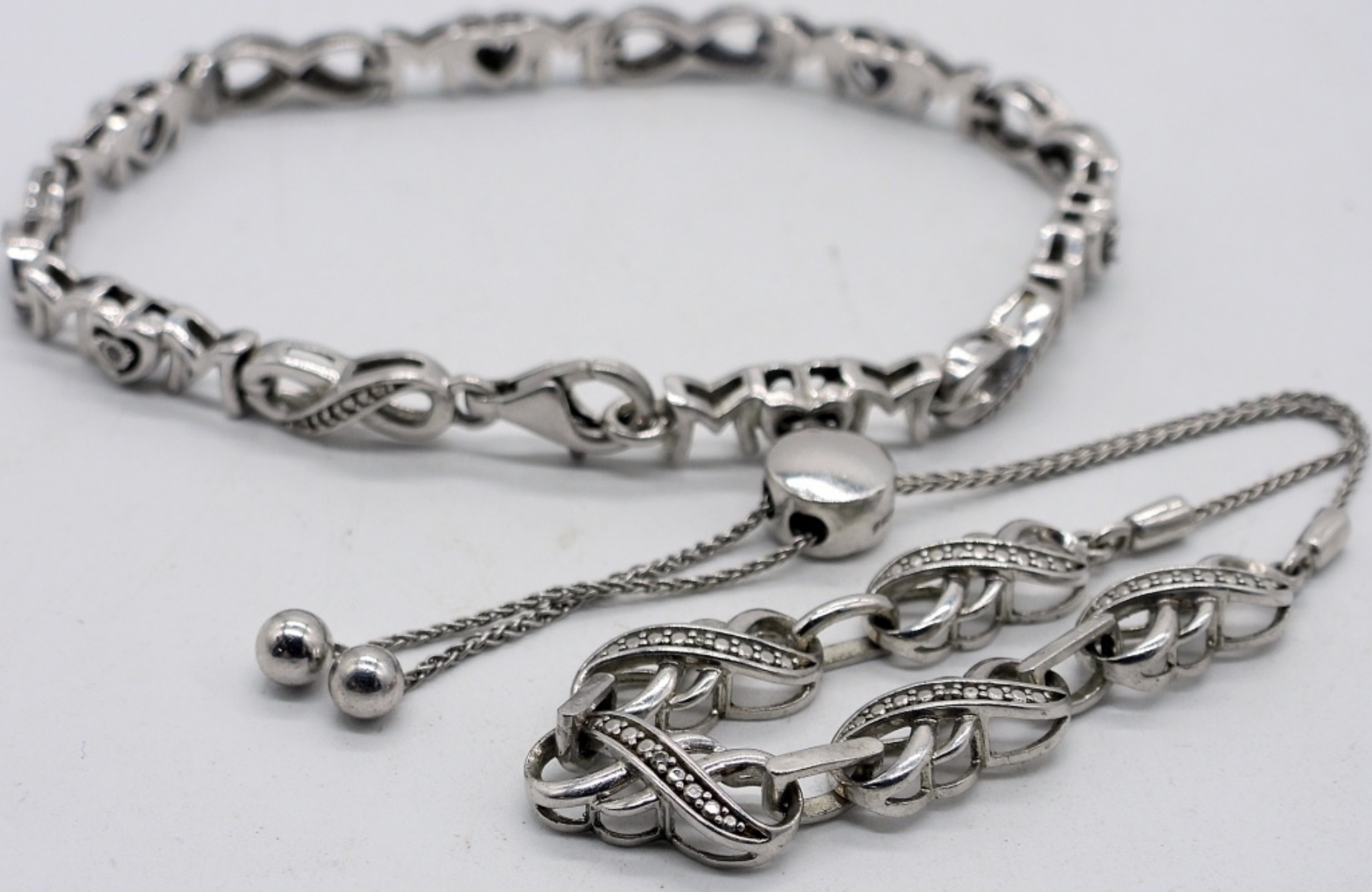 Diamond Infinity Hearts 925 Set