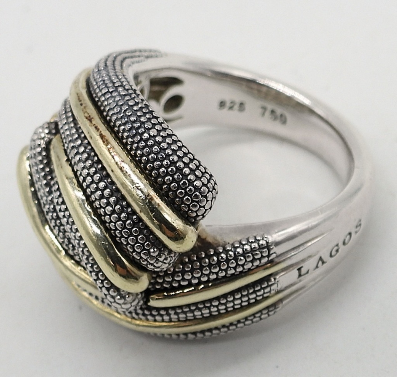 Lagos Interlude 925 750 Ring Size 7