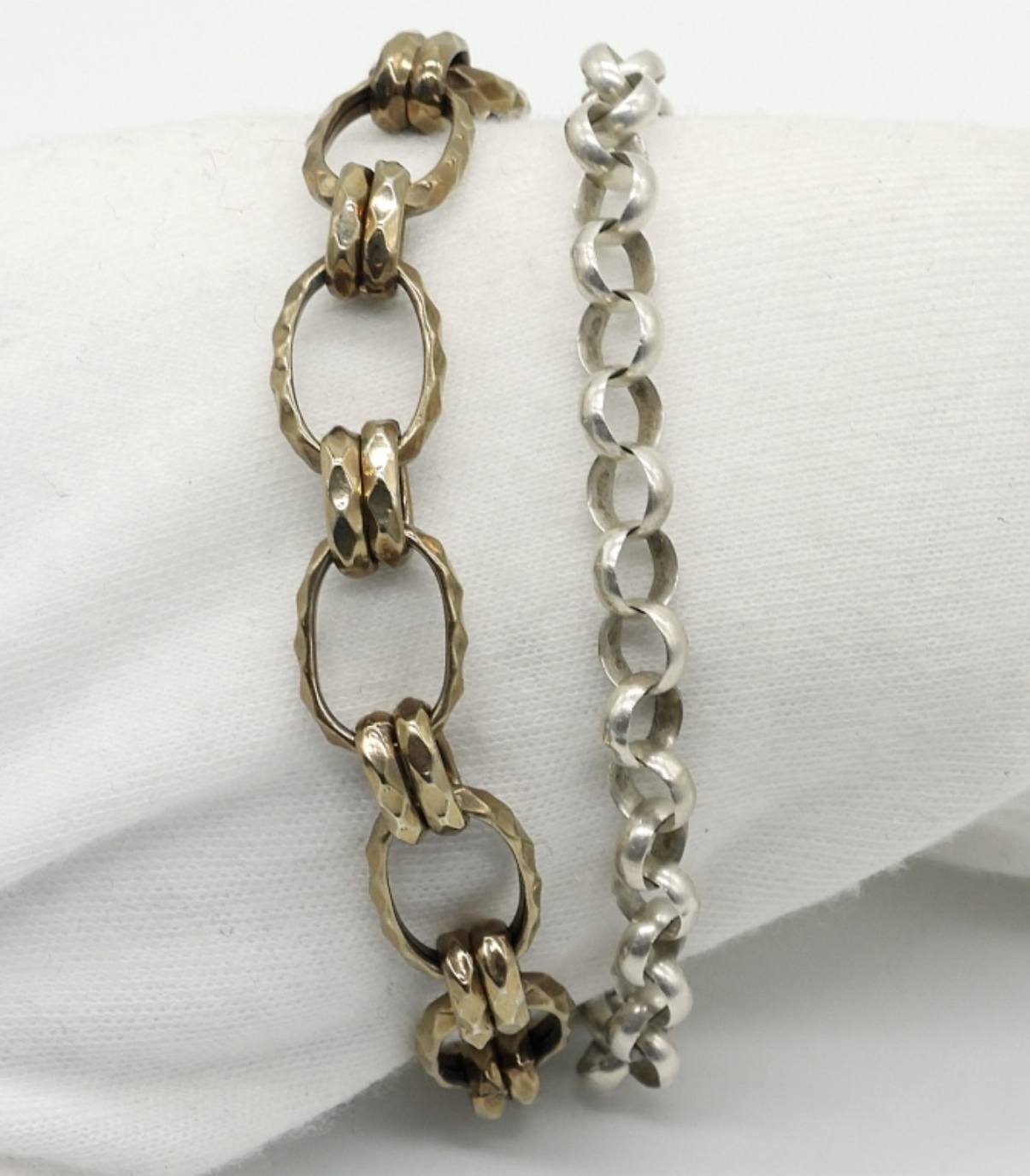 2 Sterling Fashion Bracelets