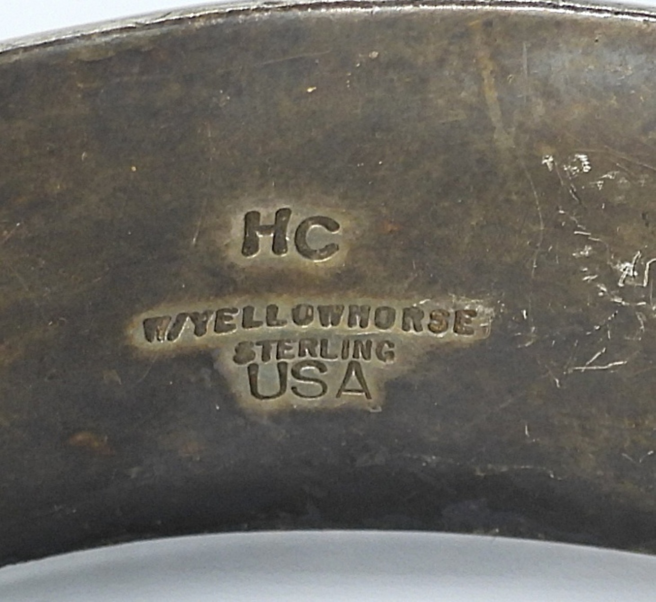 Navajo Signed HC w/Yellowhorse Cuff