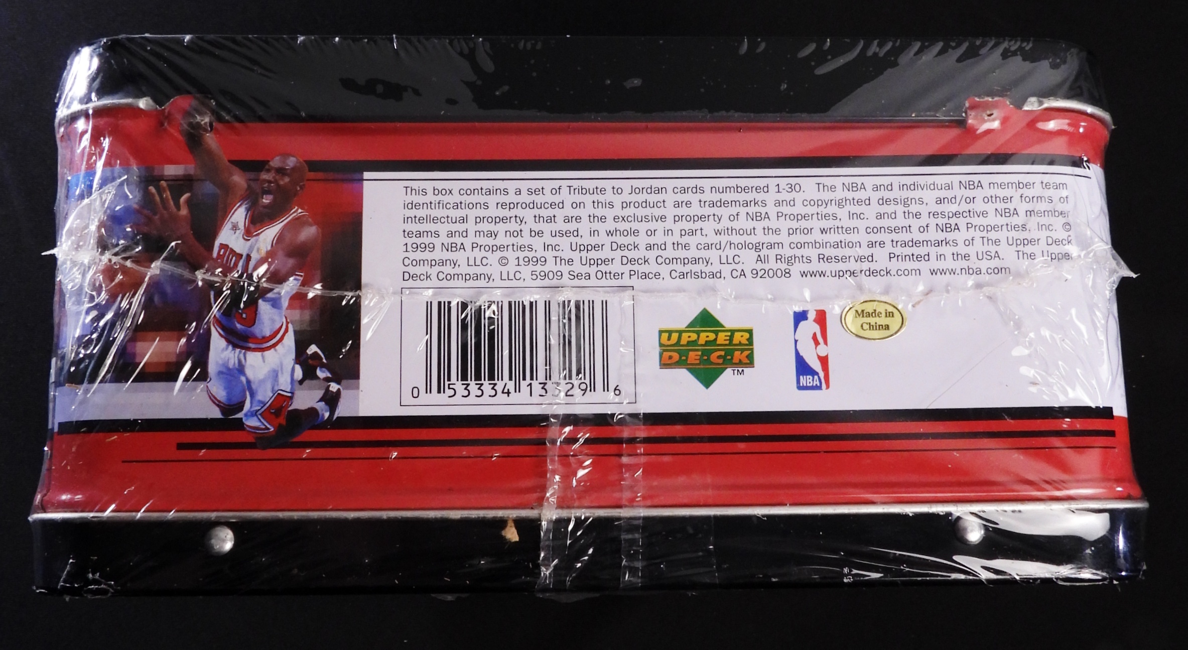 1999 Upper Deck Tribute to Jordan Lunch Box