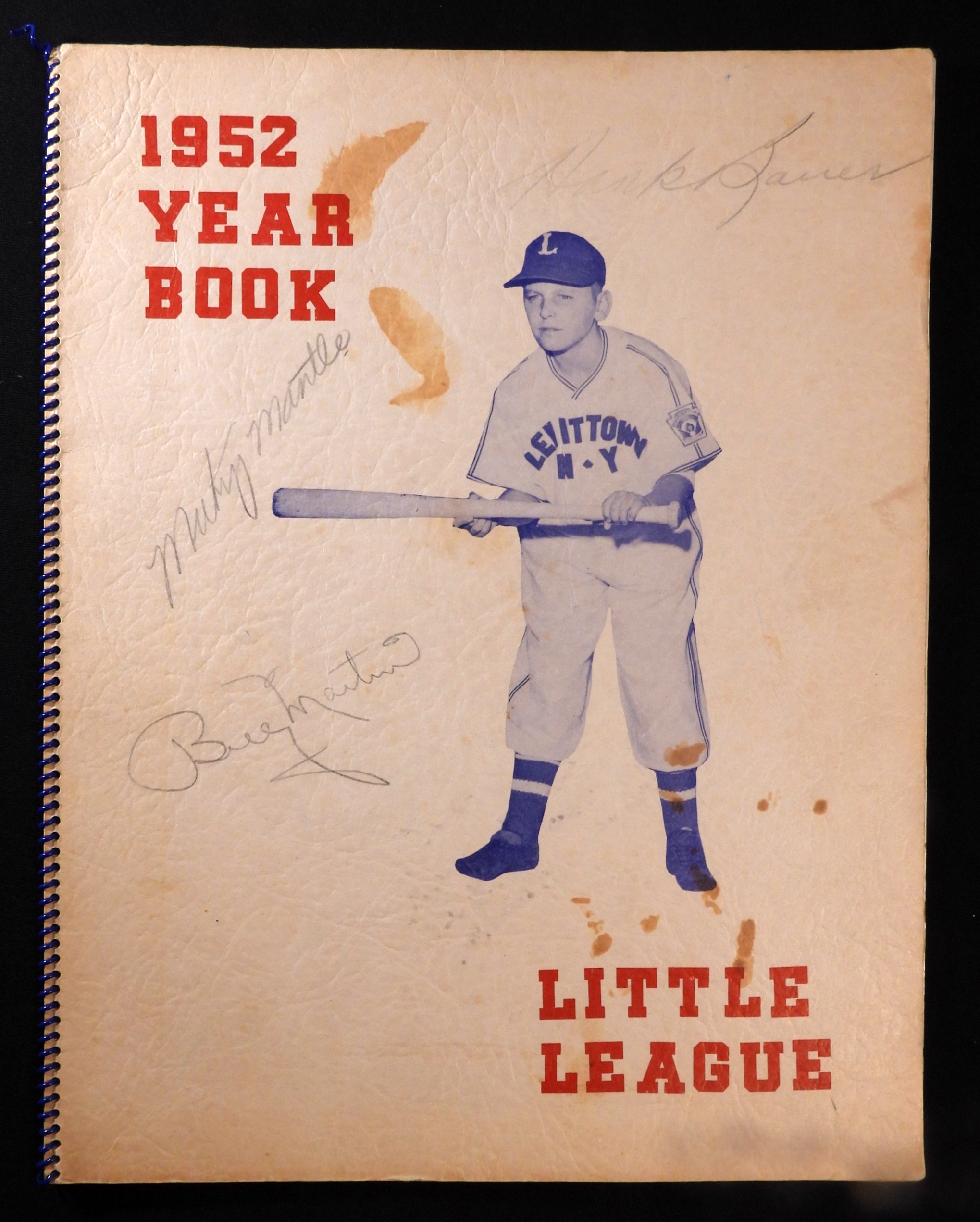 1952 Little League Year Book, Signed, JSA LOA