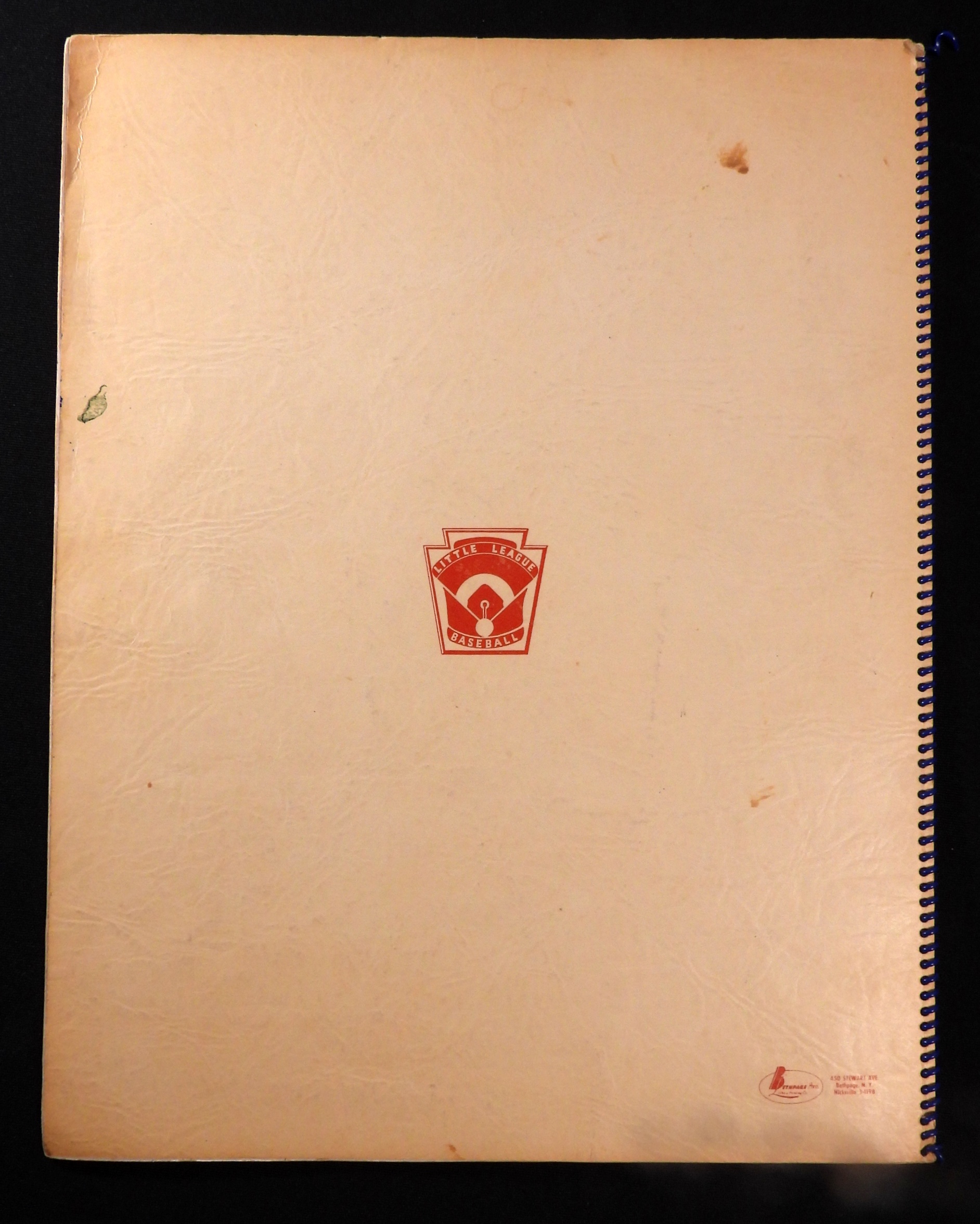 1952 Little League Year Book, Signed, JSA LOA