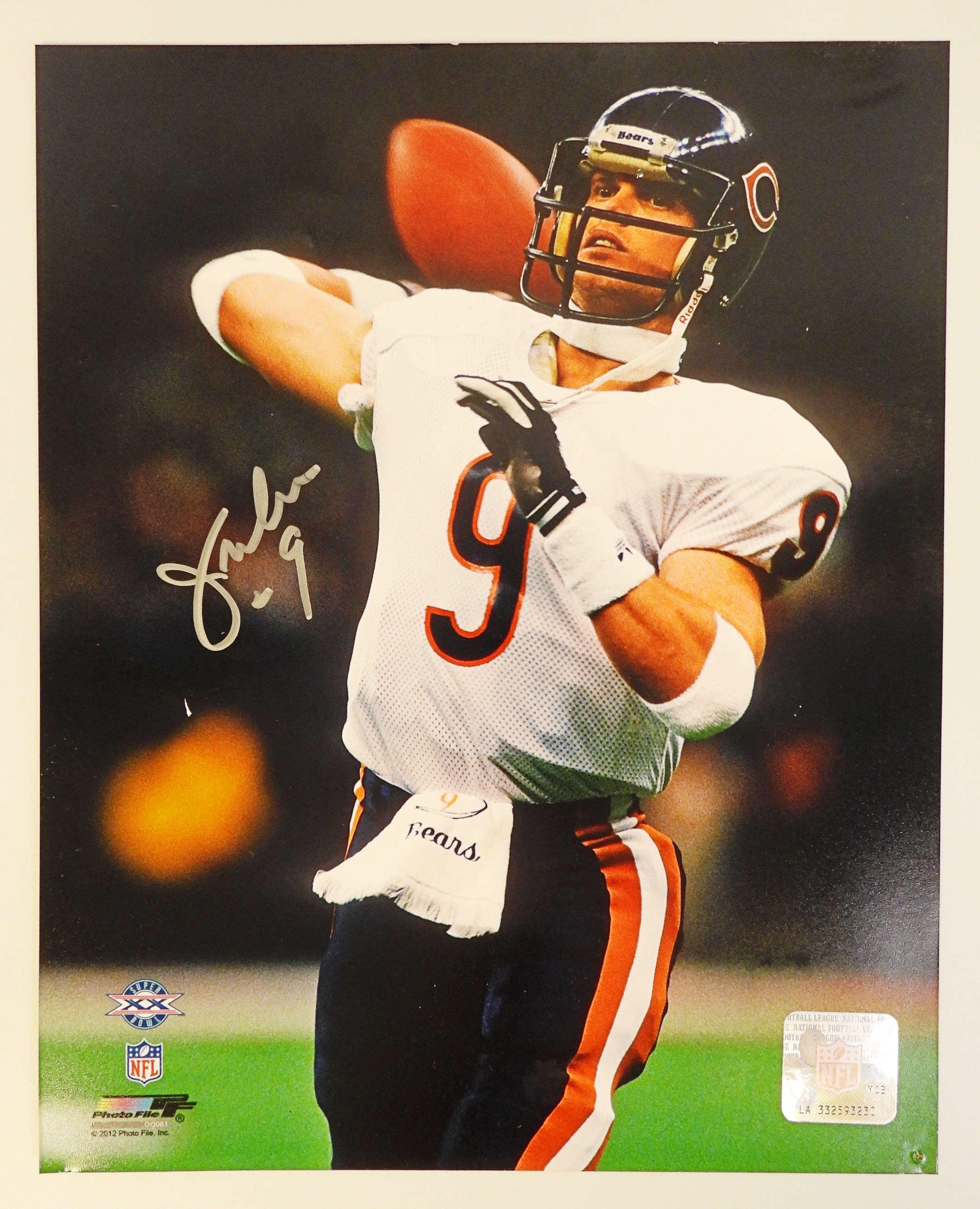 Jim McMahon Signed Chicago Bears Photo 8x10
