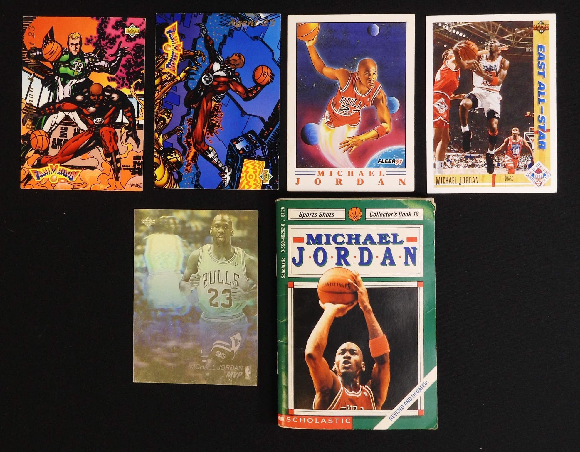 1990s Michael Jordan Trading Cards & Book