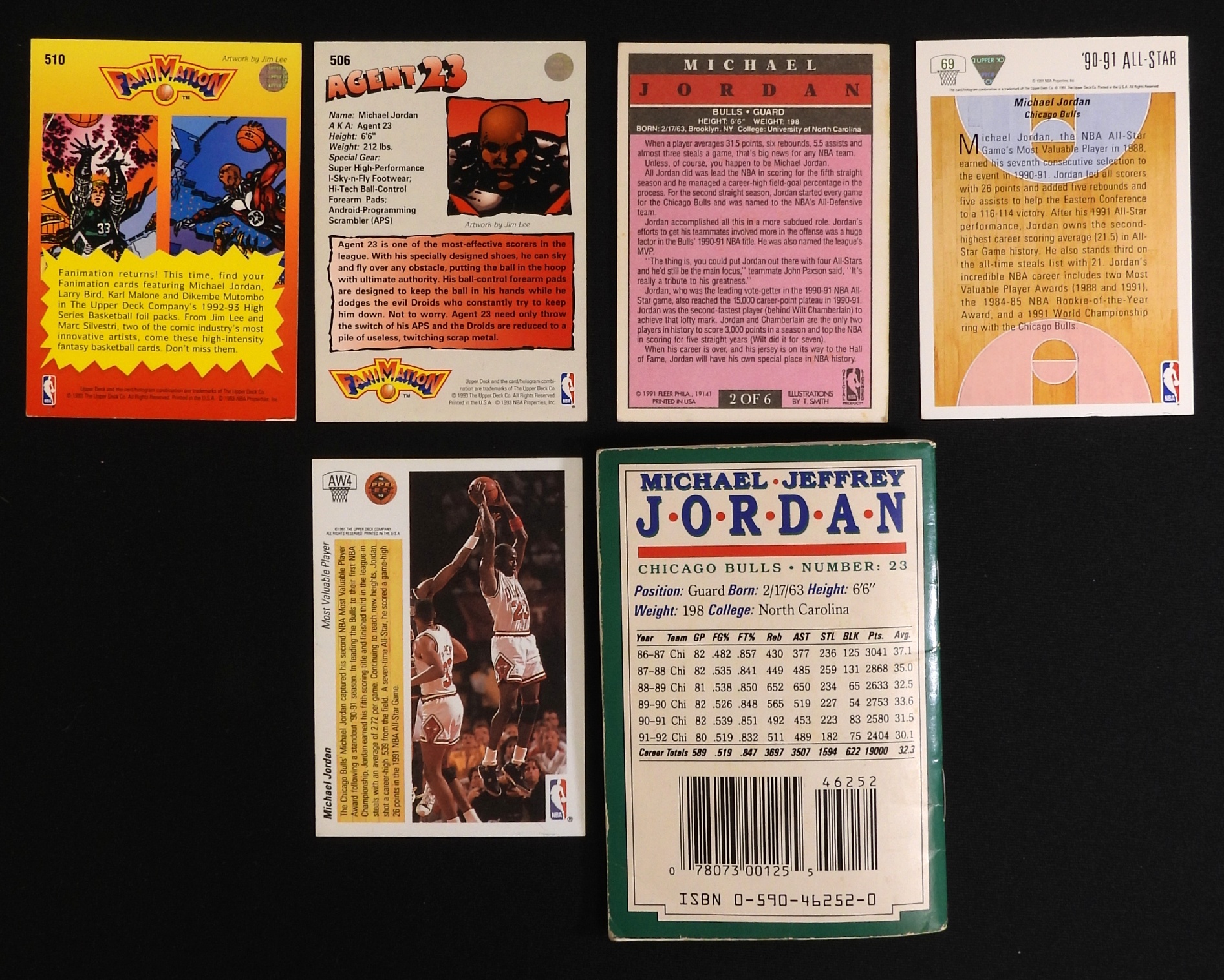 1990s Michael Jordan Trading Cards & Book