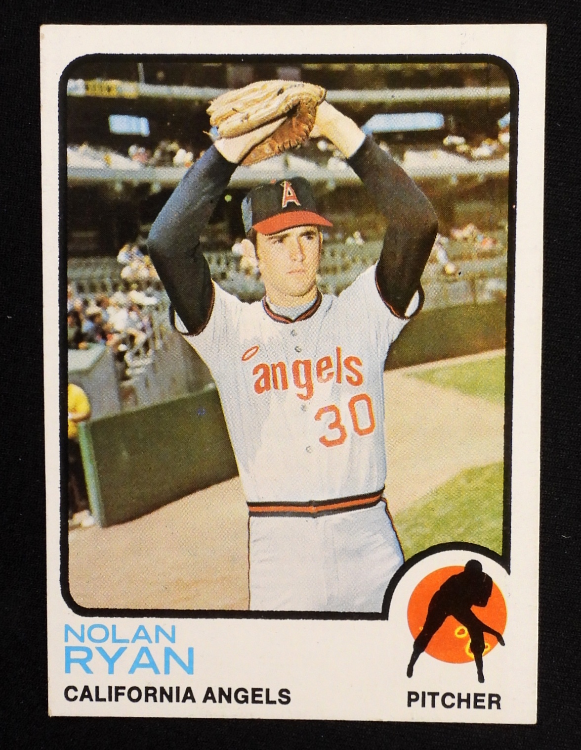 1973 Ryan Nolan California Angels Topps Card #220