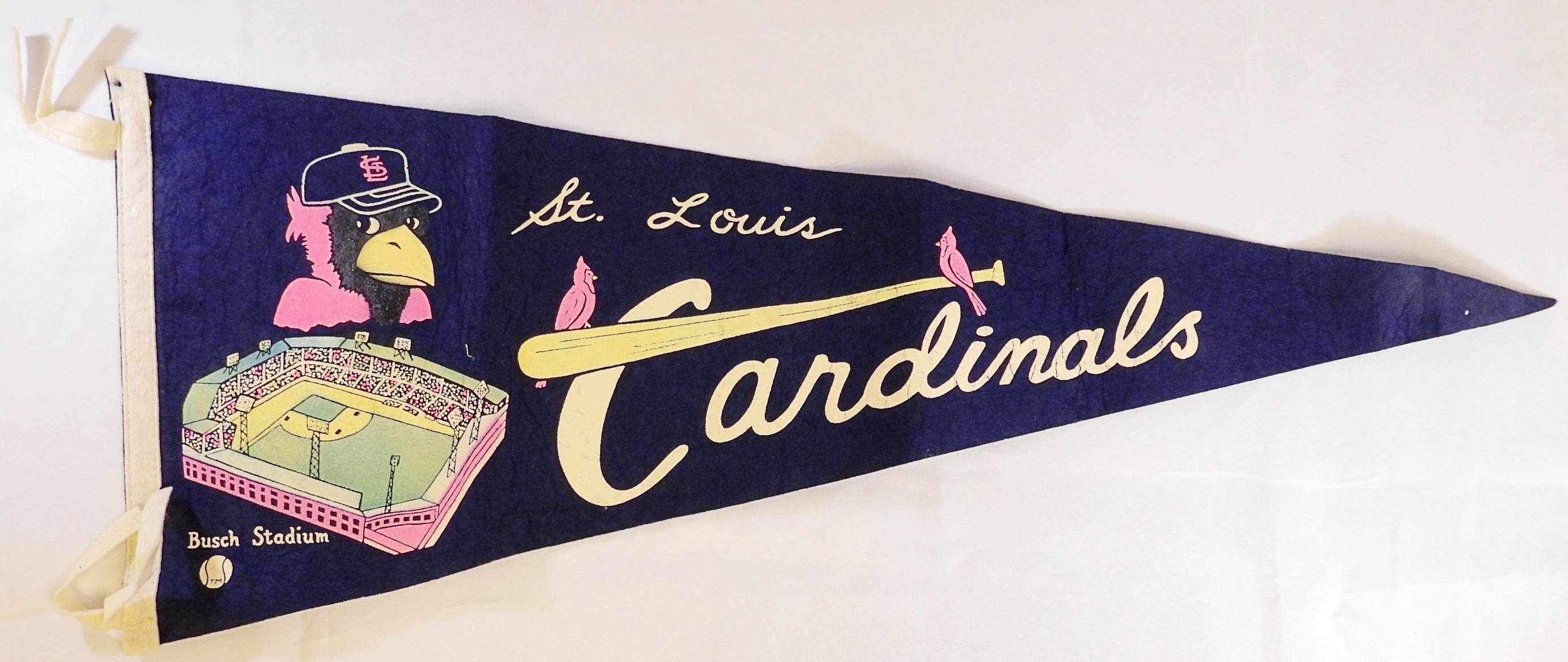 St. Louis Cardinals Vintage Pennant, Busch Stadium
