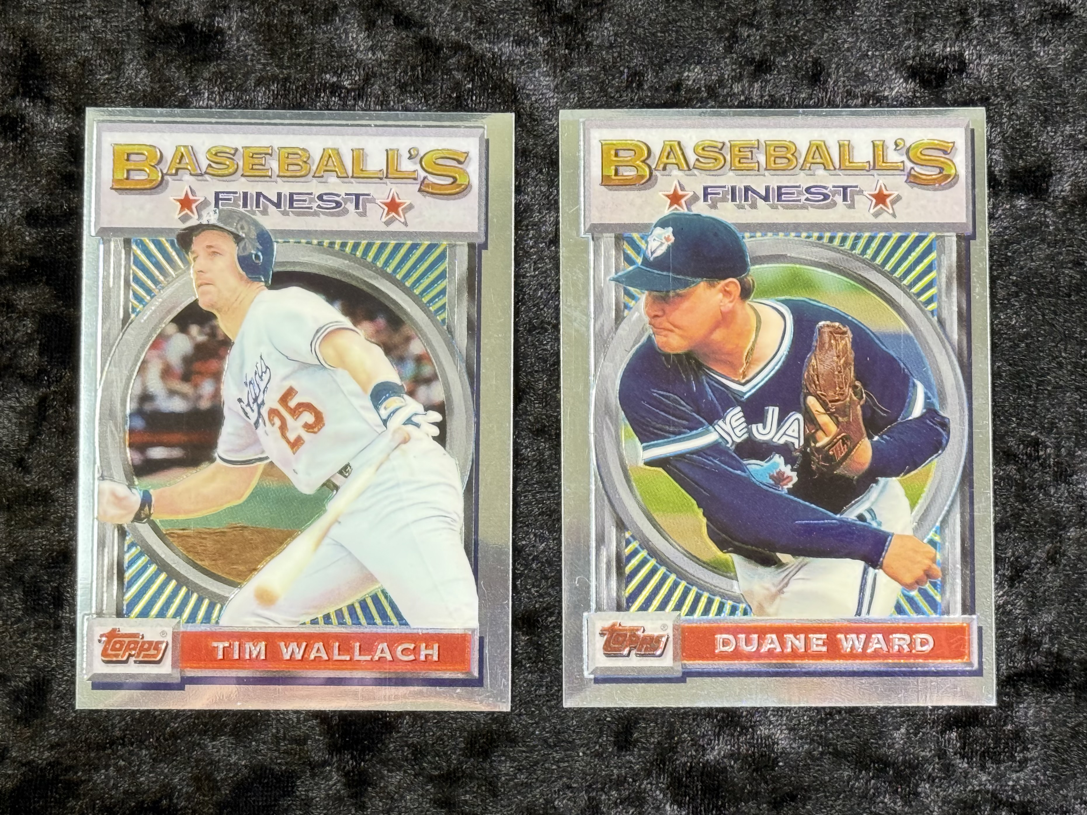 1993 Topps Finest Baseball Duane Ward Tim Wallach