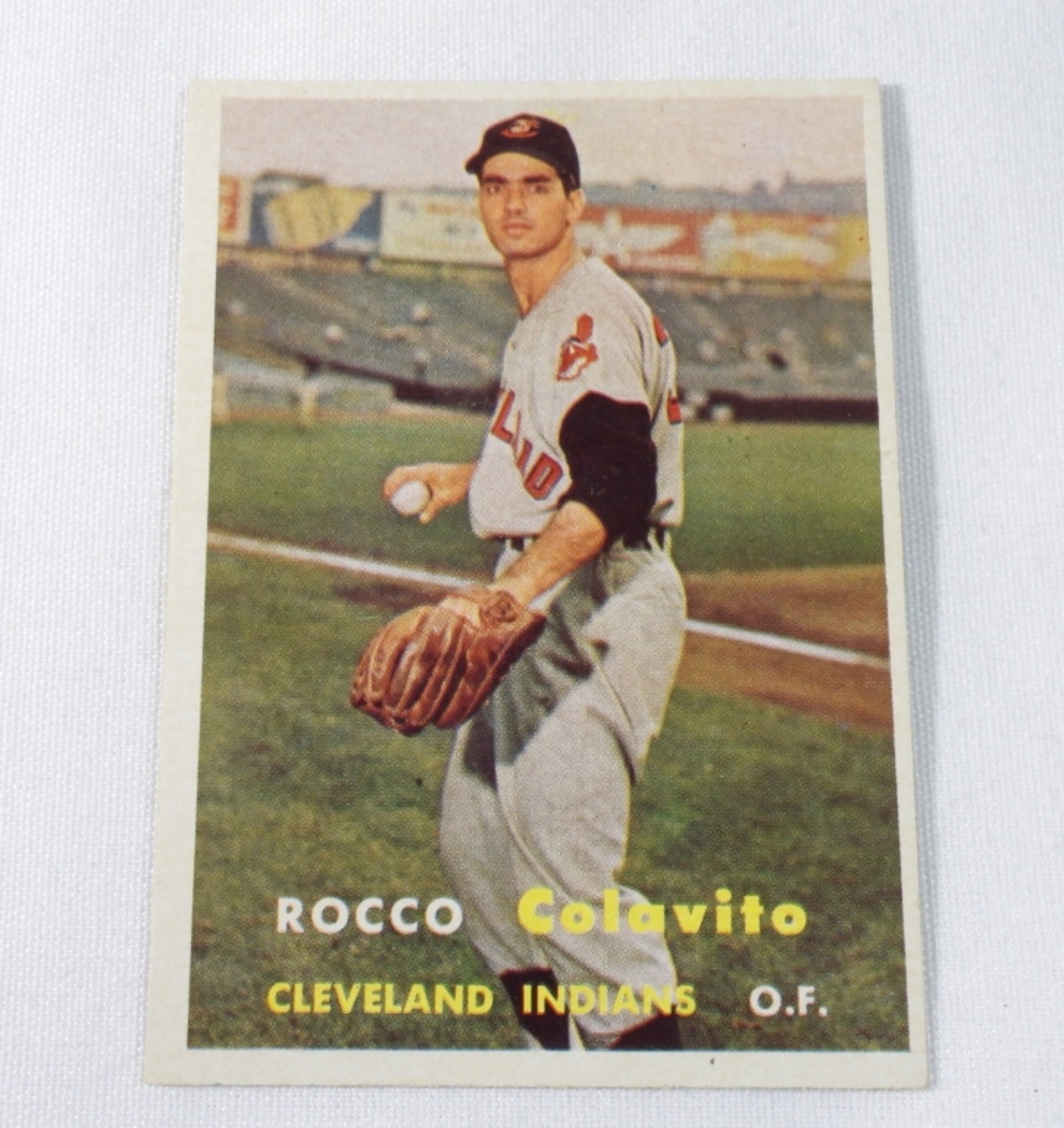 1957 Topps Rocco Colavito Cleveland Indians #212