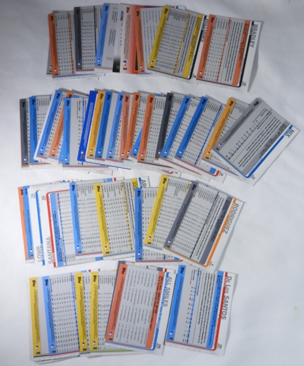 40+ 2019 Topps Baseball Cards, Raw Lot