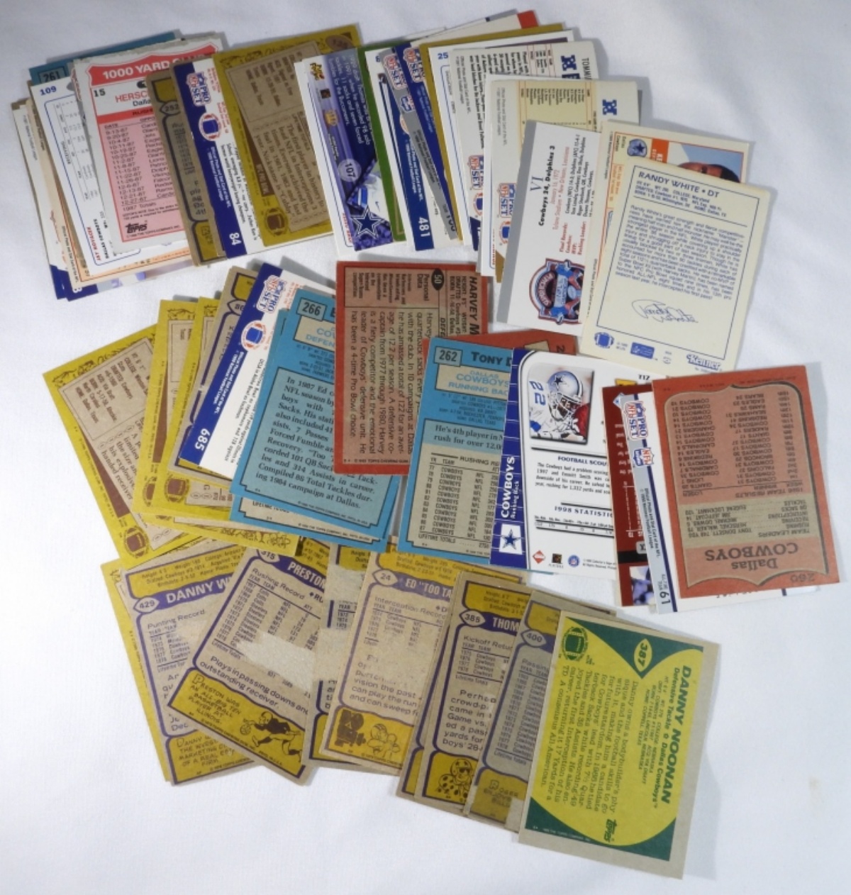 50+ Dallas Cowboys Trading Cards, Mixed Vintage