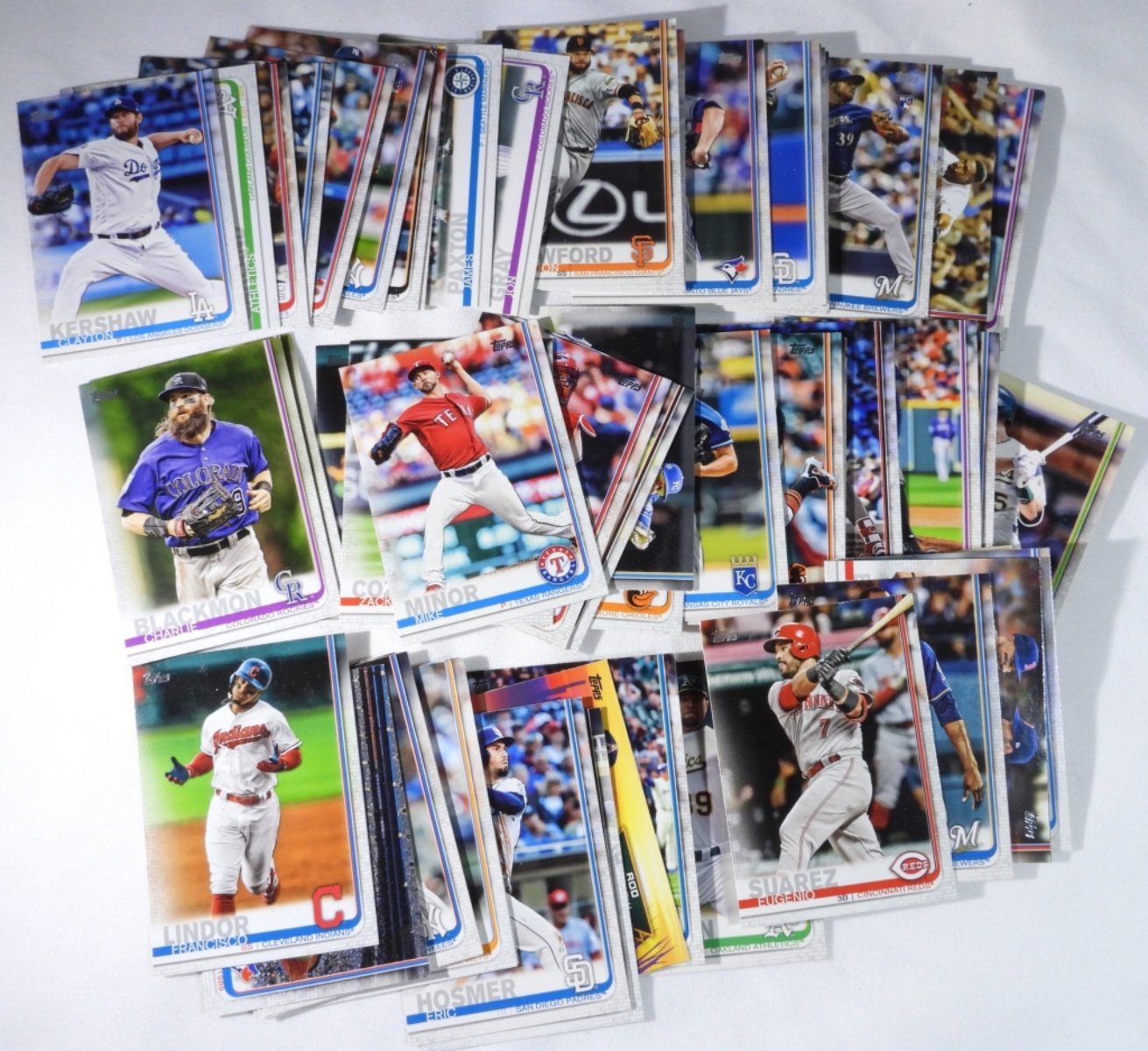 60+ 2019 Baseball Cards, Mixed Players & Teams