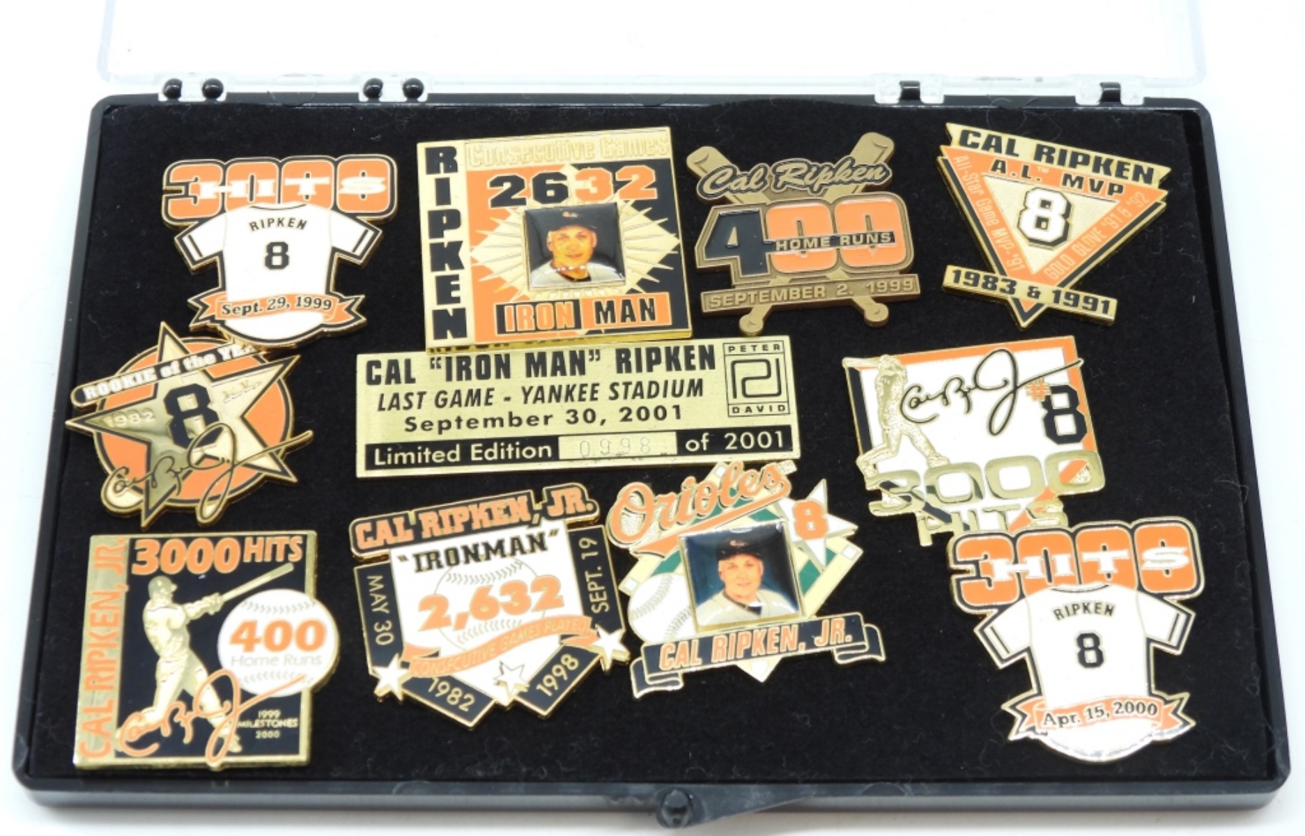 Cal Ripken Jr. Commemorative Pin Collection