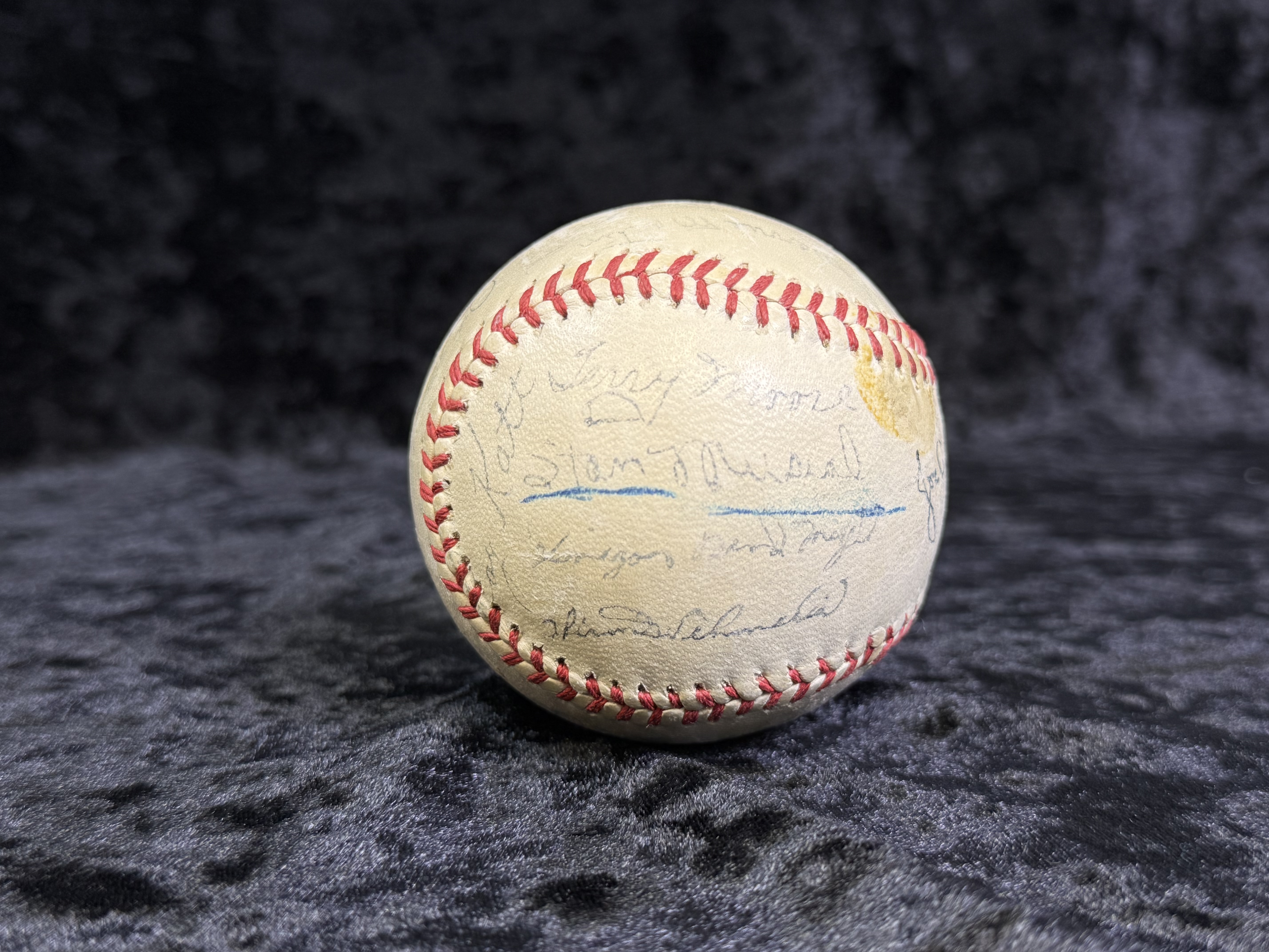 Baseball Memorabilia Lot, Signed Ball, Cards,