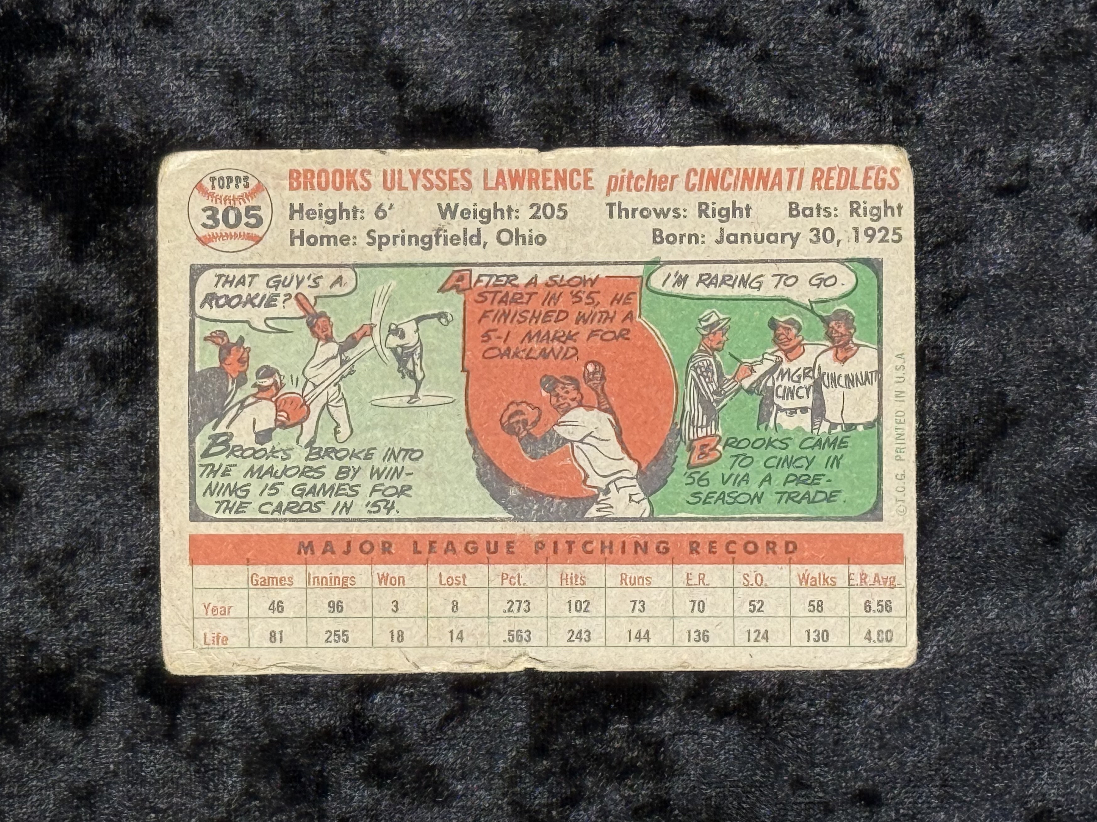 Vintage Baseball Cards, Slaughter & Lawrence, 1950