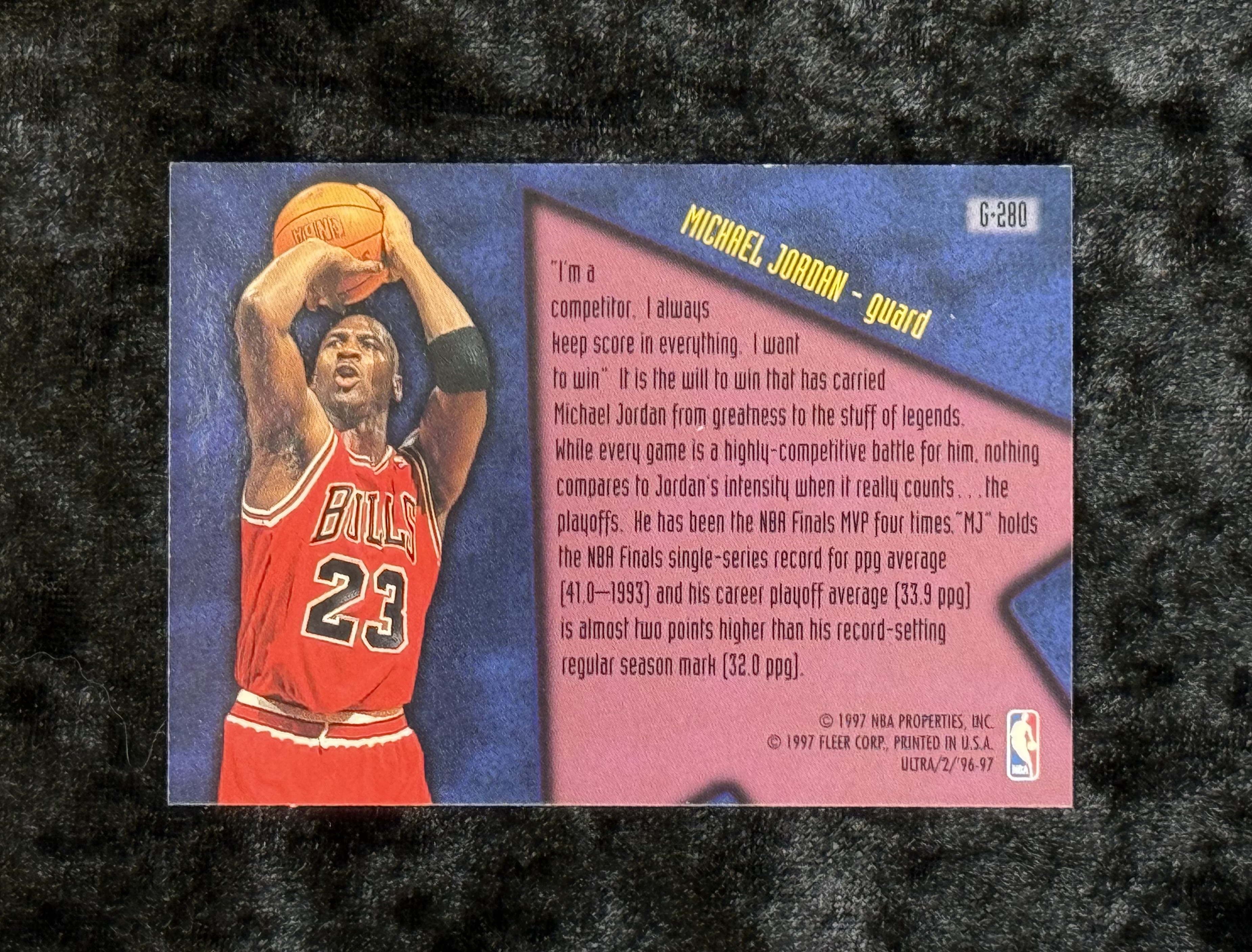 1997 Fleer Ultra Michael Jordan