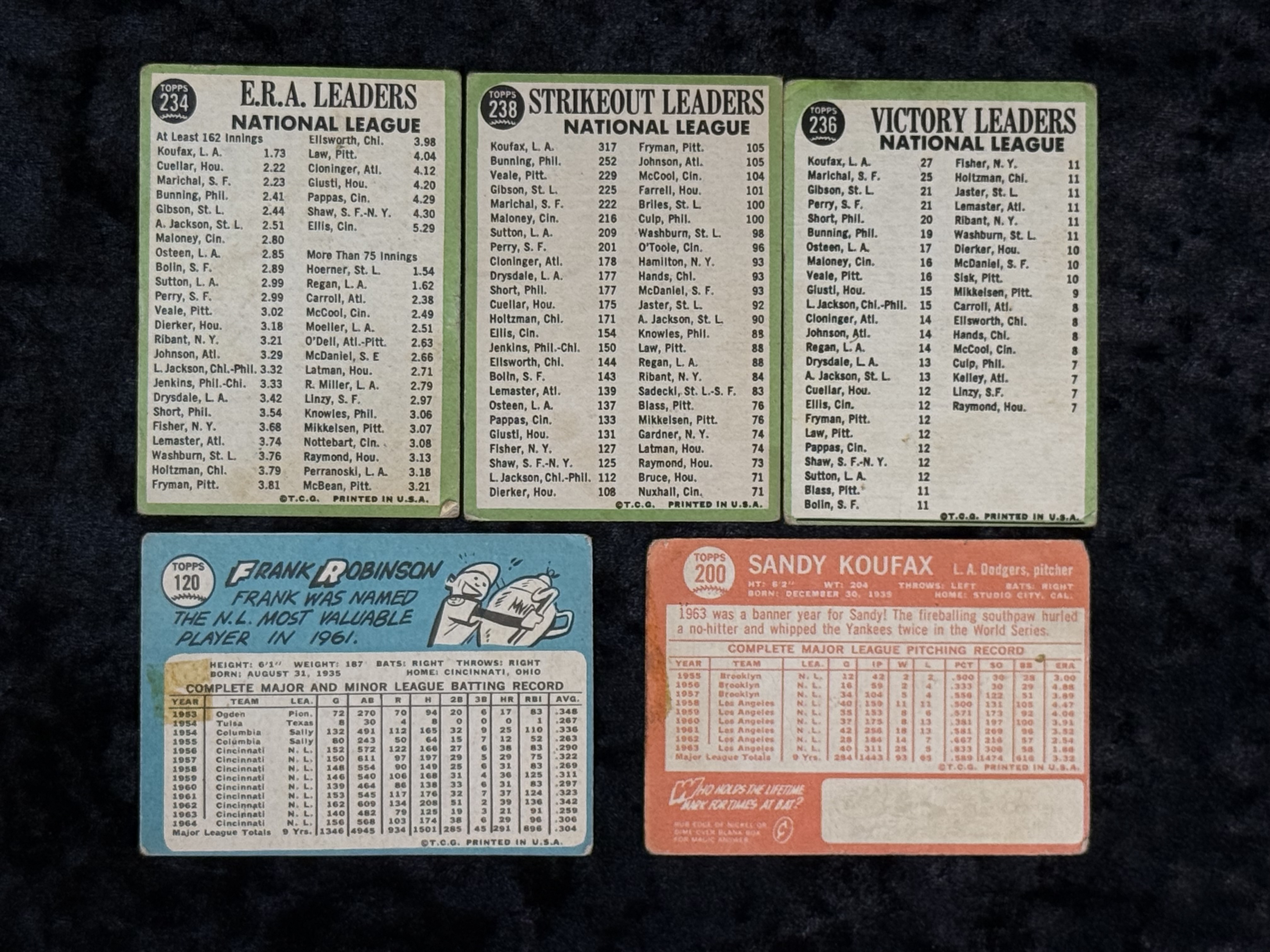 Topps Baseball Cards, Mixed Years