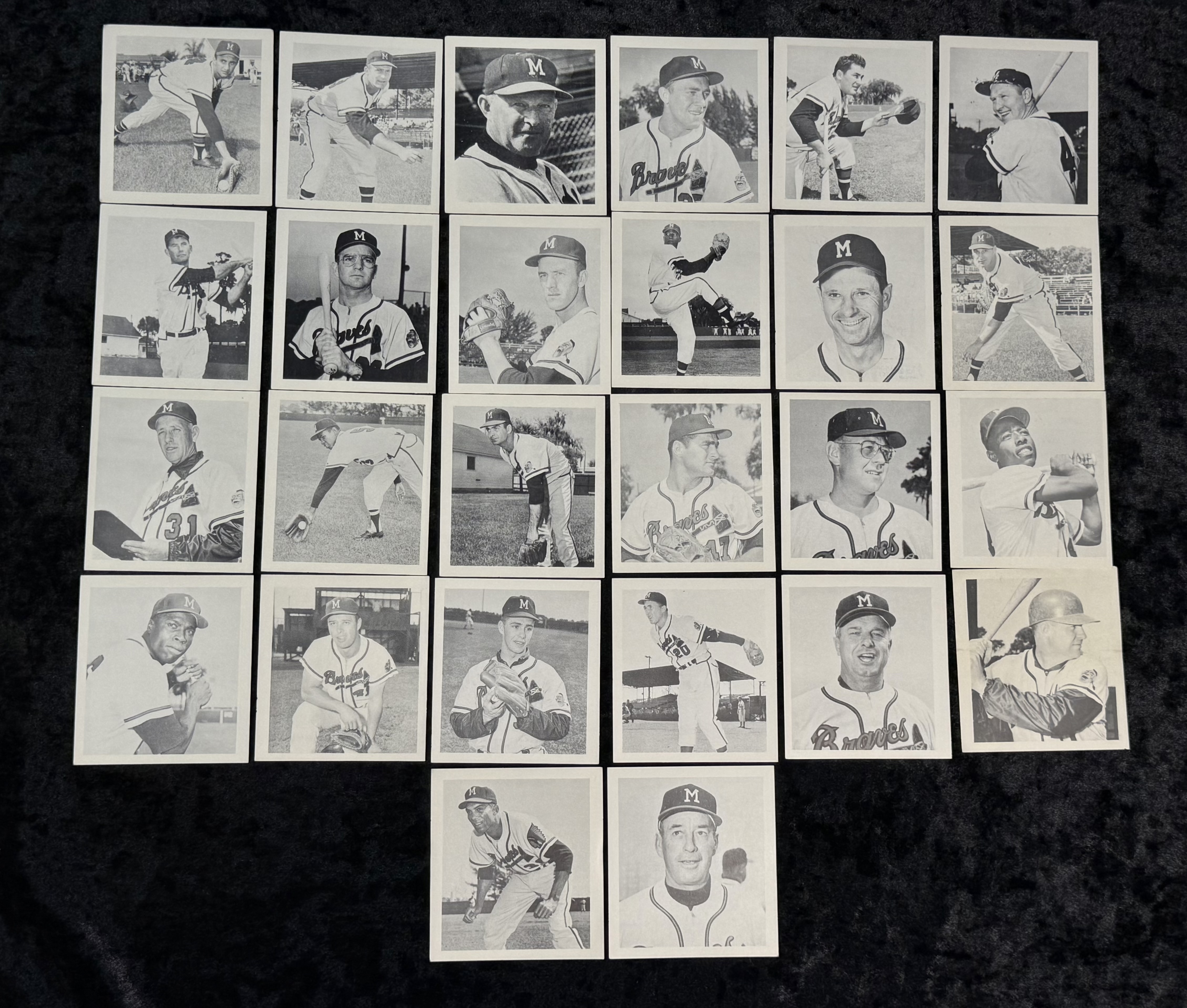 Milwaukee Braves Baseball Lot, 26 Cards