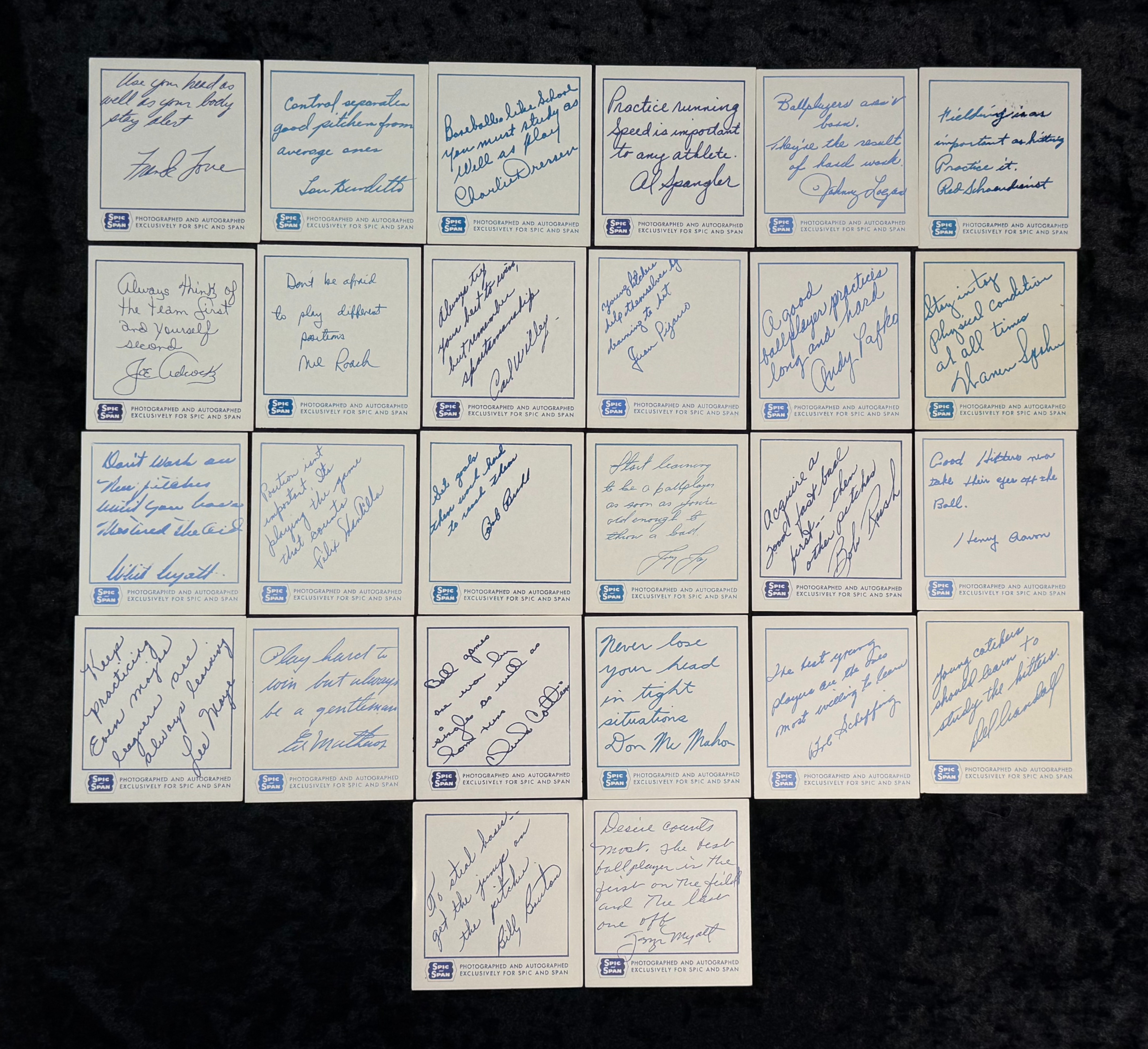 Milwaukee Braves Baseball Lot, 26 Cards