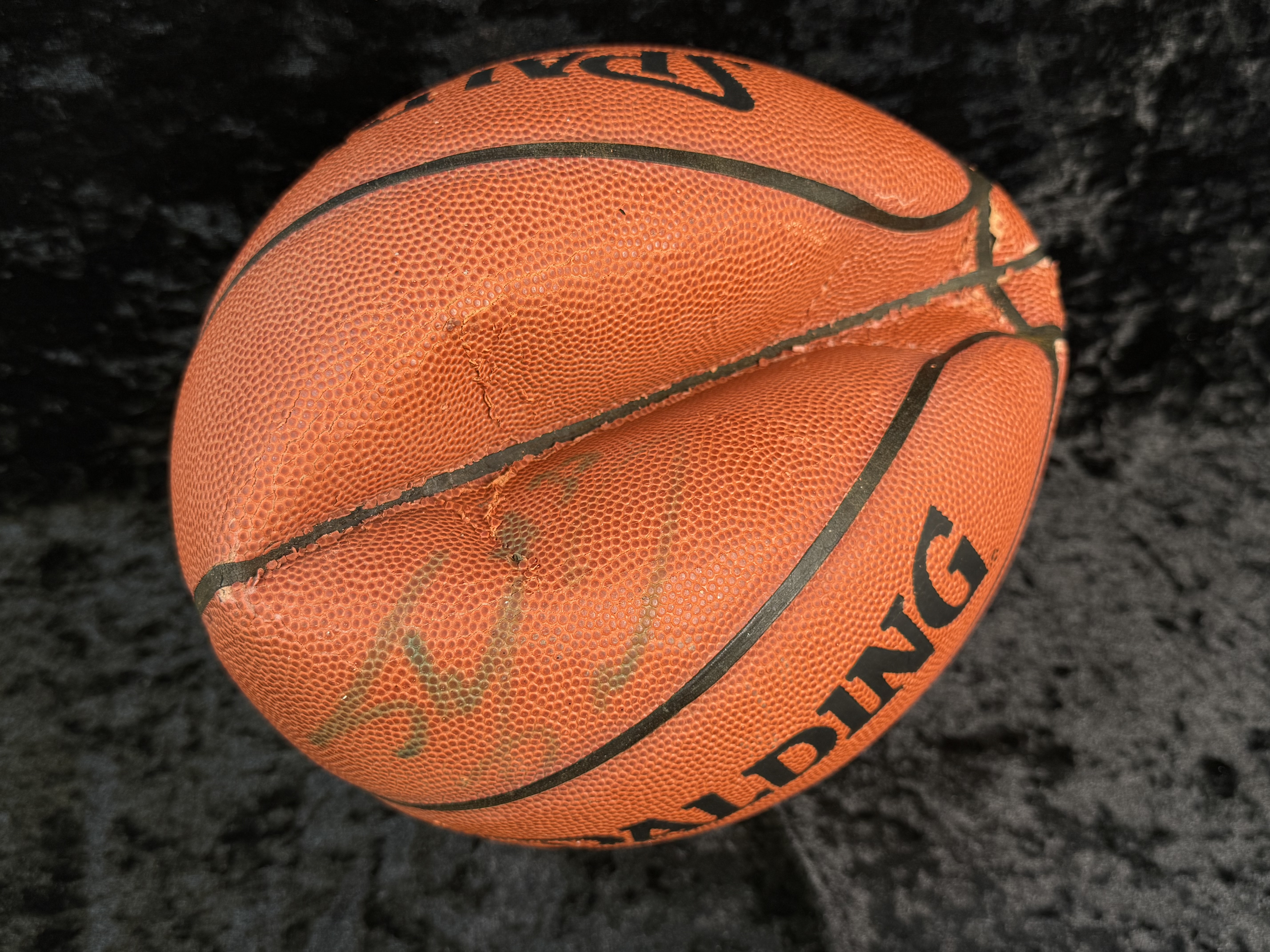 Shaquille O'Neal Signed Spalding Basketball