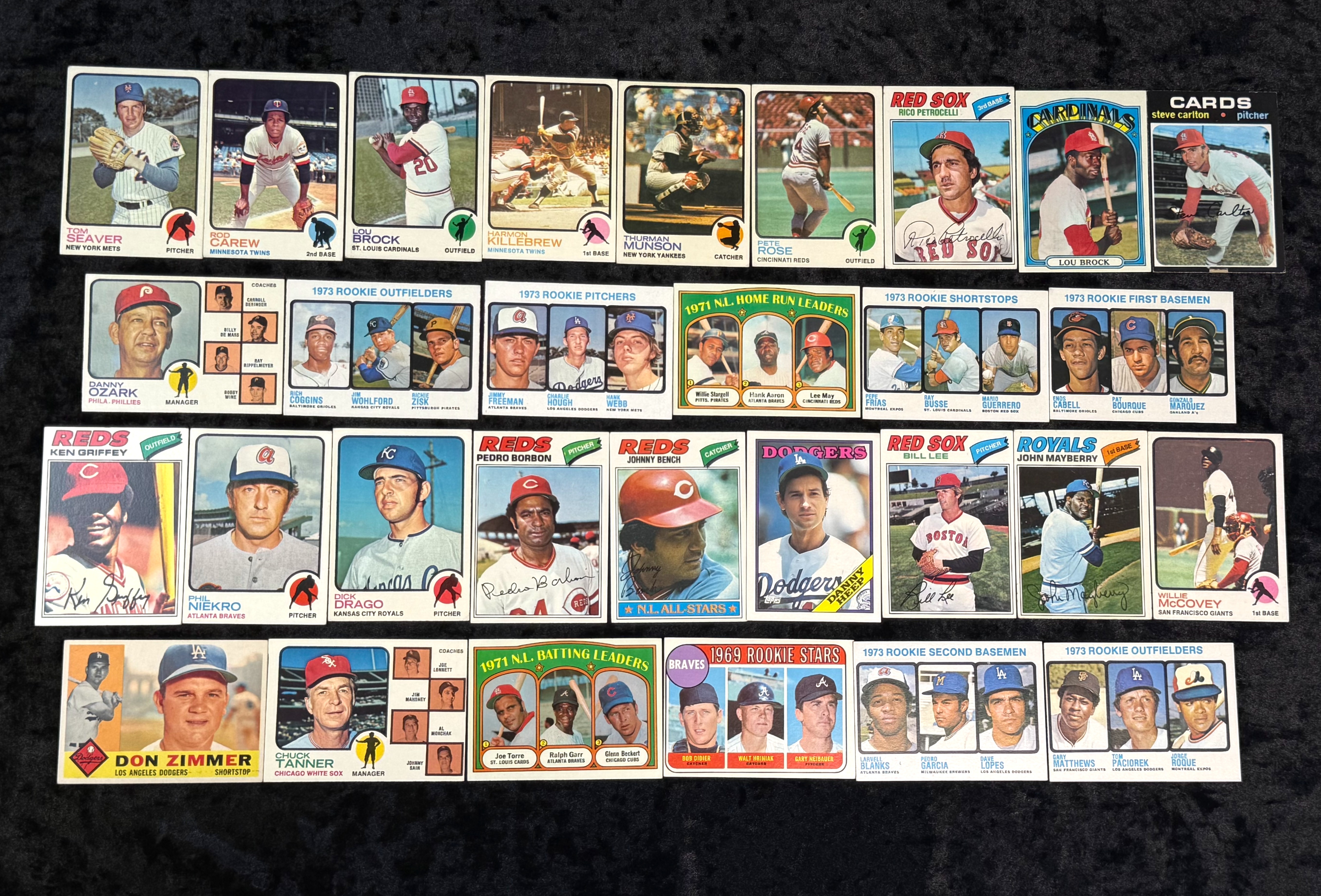 1970s Topps Baseball Card Lot of 30, Raw