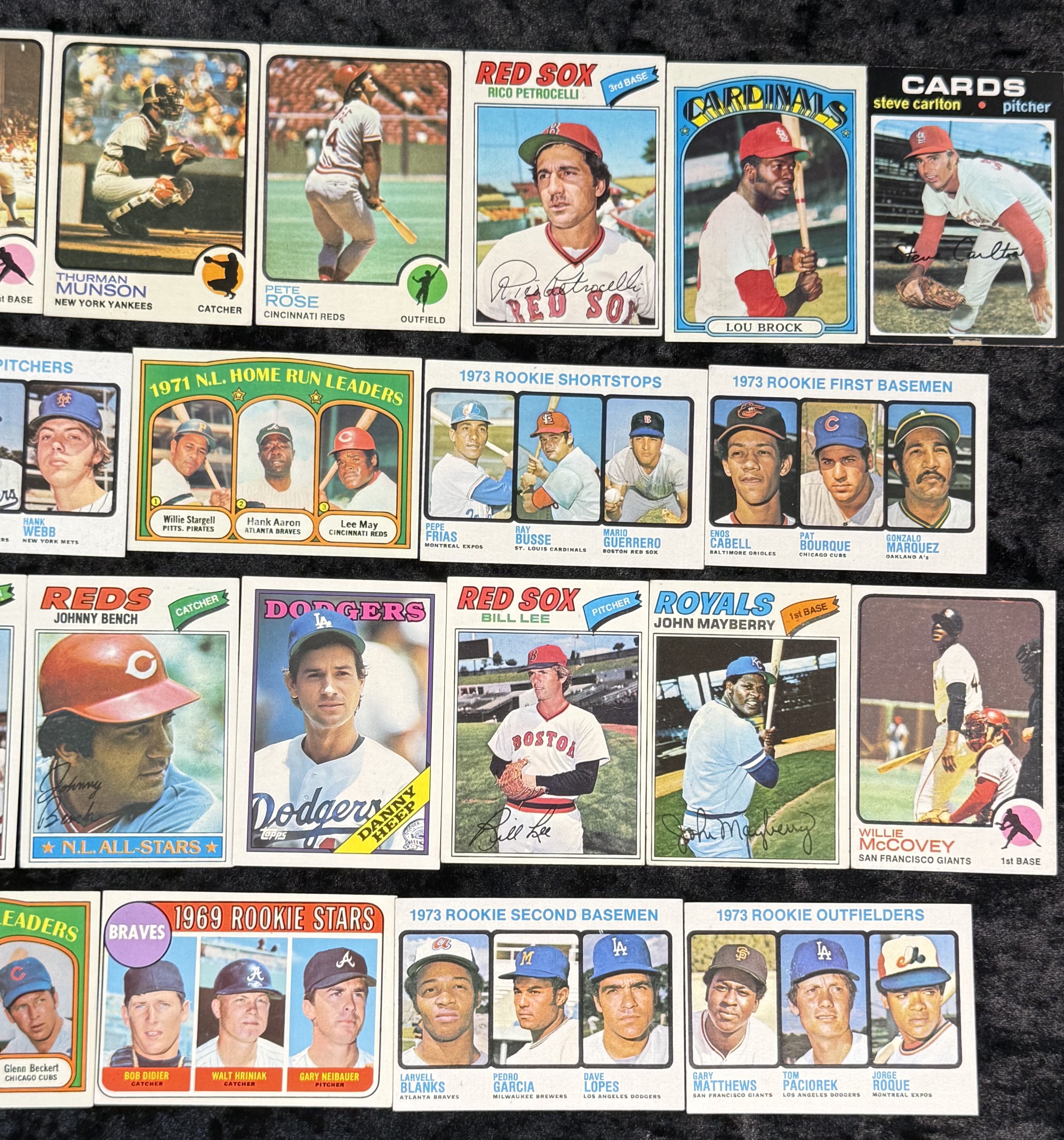 1970s Topps Baseball Card Lot of 30, Raw