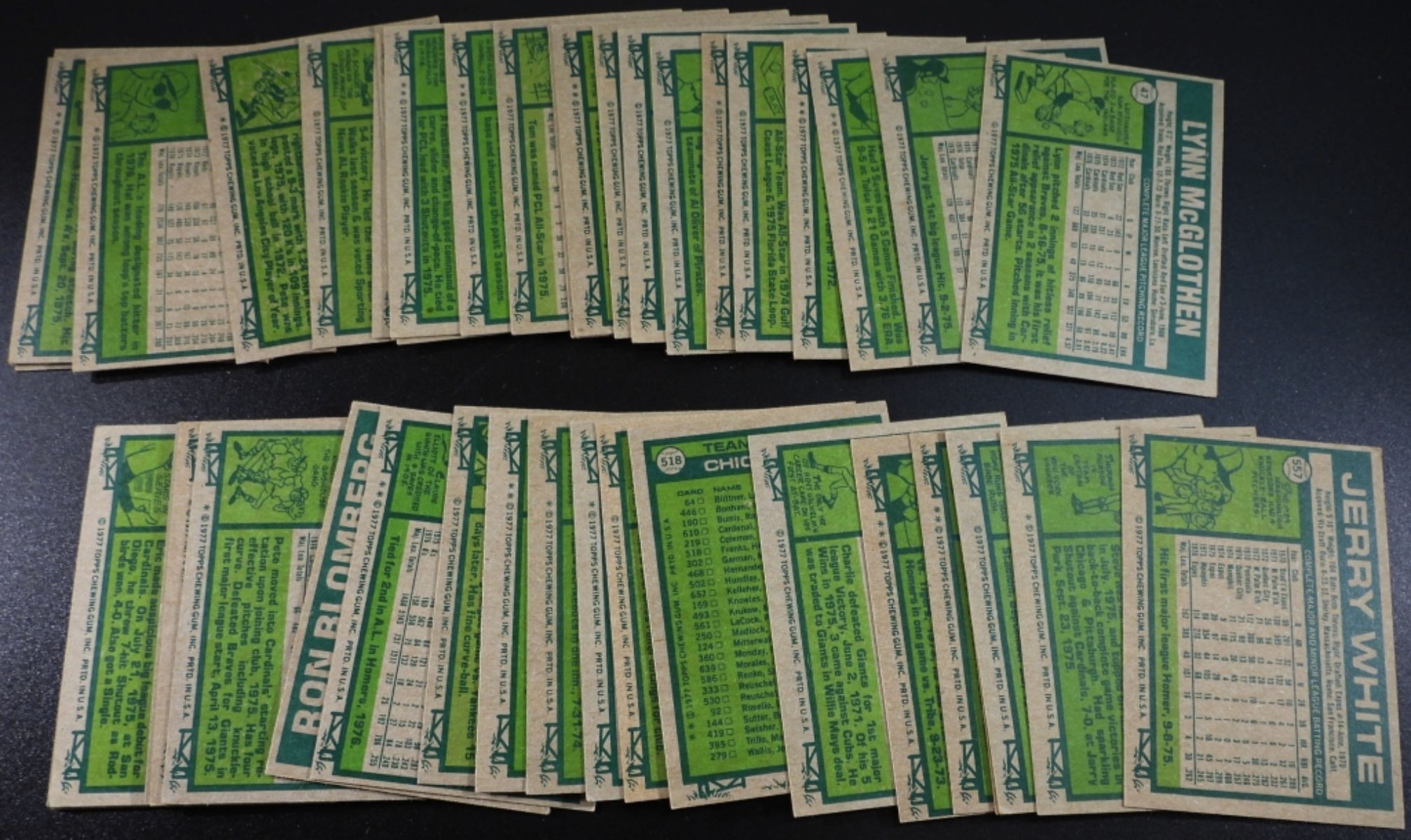 30+ Topps Baseball Cards, 1970s