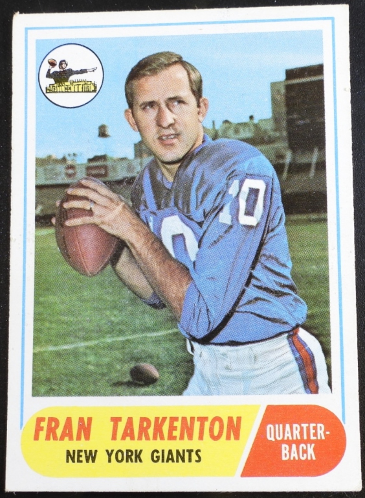 1968 Topps #161 Fran Tarkenton, NY Giants