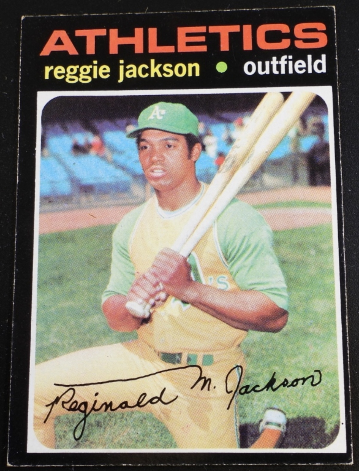 1971 Topps Reggie Jackson #20 Oakland Athletics