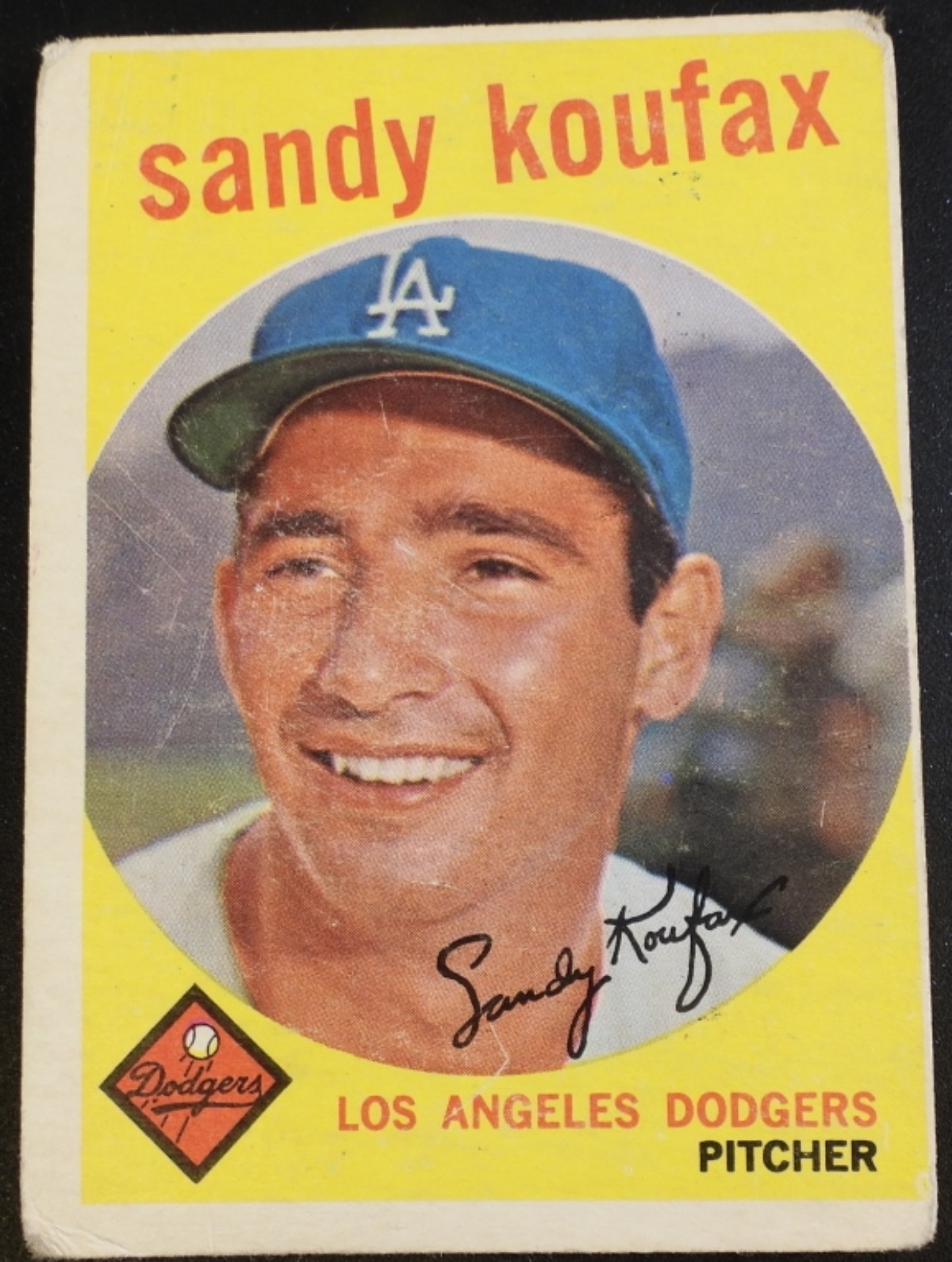 1959 Topps Sandy Koufax #163 Card