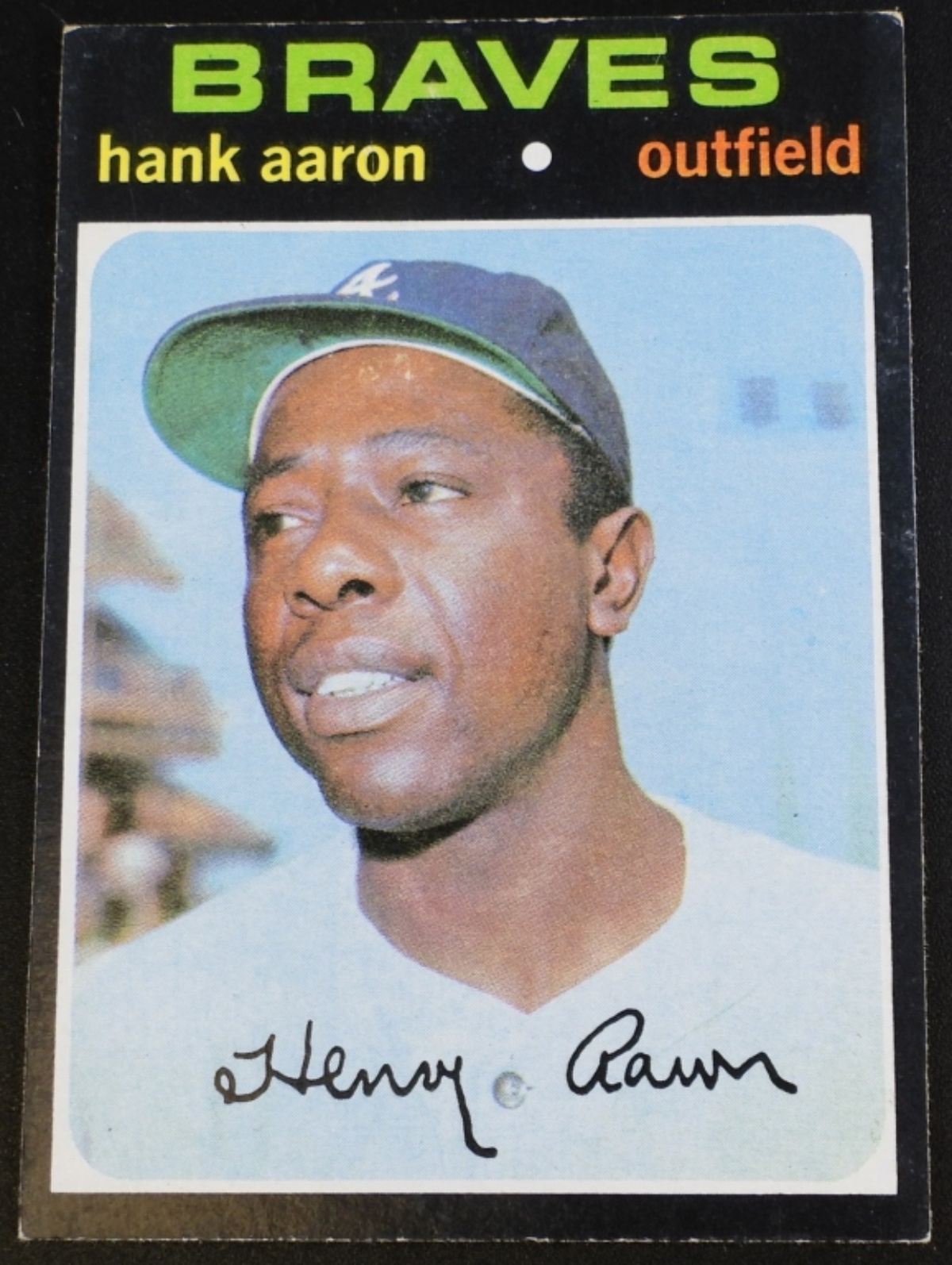1971 Topps Hank Aaron #400 Baseball Card