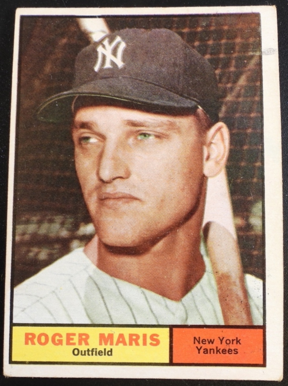 1961 Topps Roger Maris #2 Yankees Card