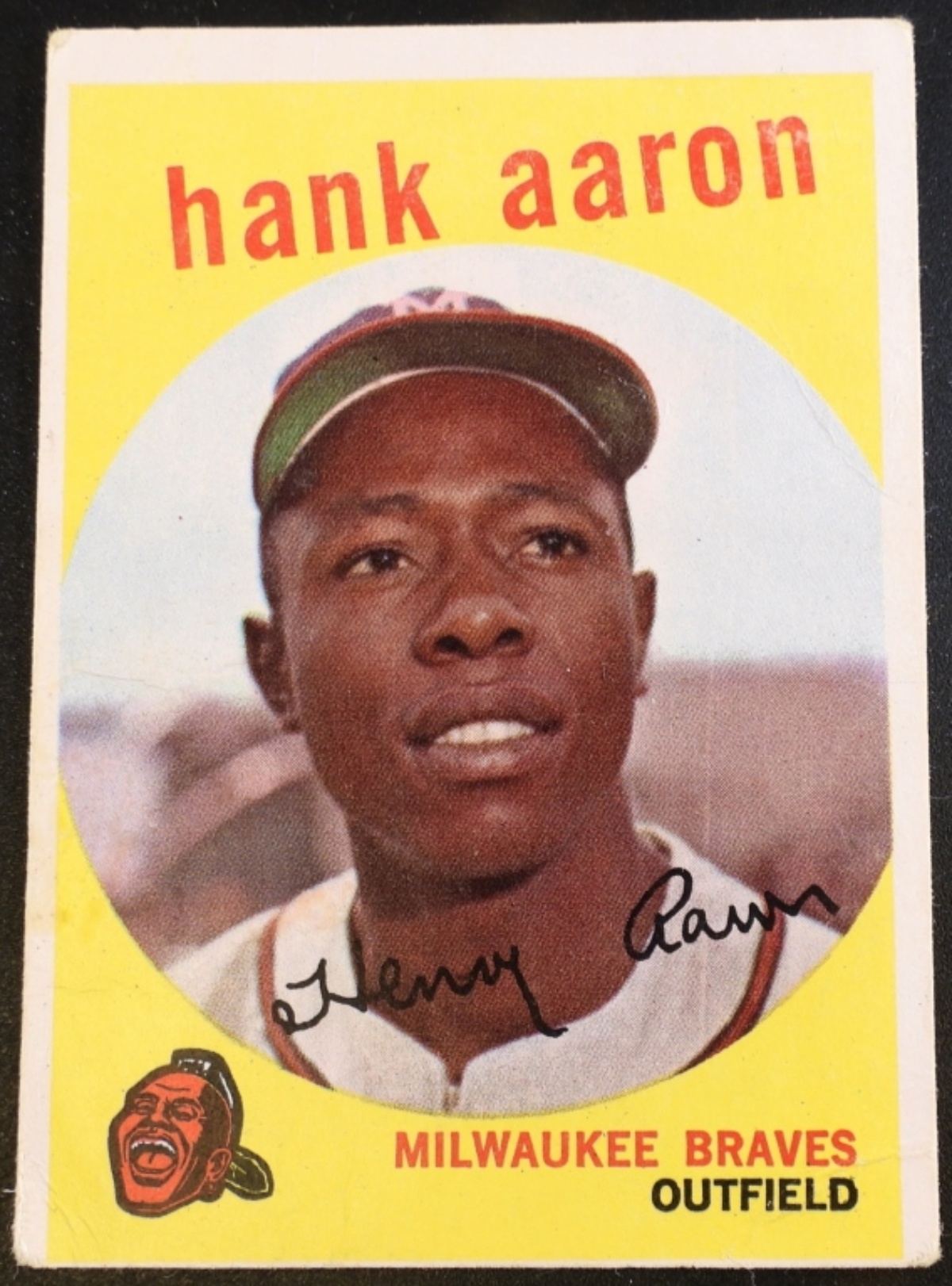 1959 Topps Hank Aaron #380 Card