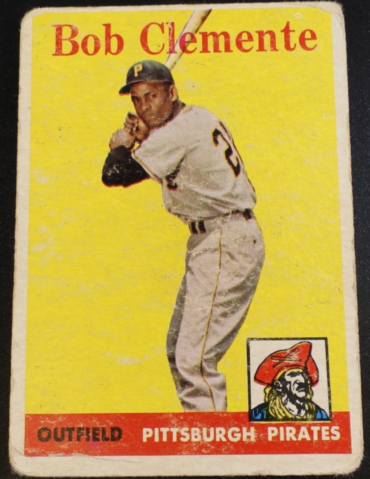 1958 Topps Bob Clemente #52 Pittsburgh Pirates