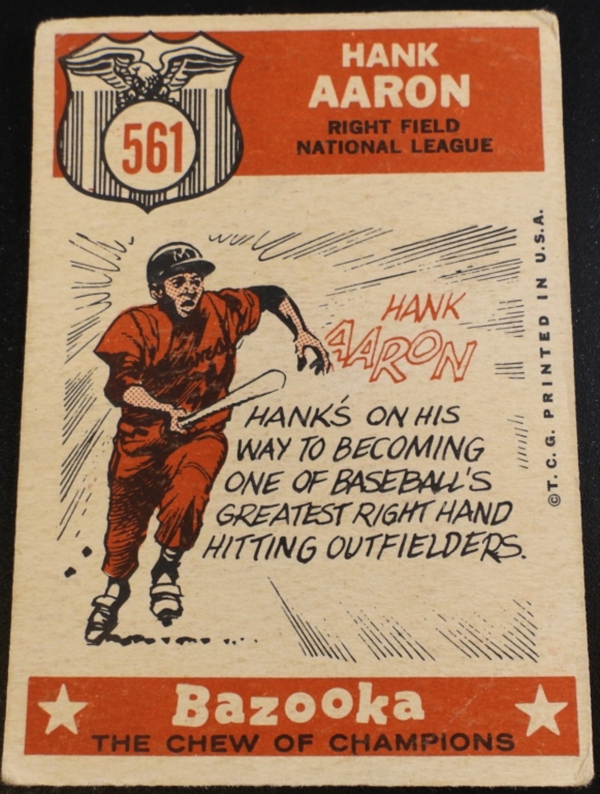 1959 Topps Hank Aaron #561 Card