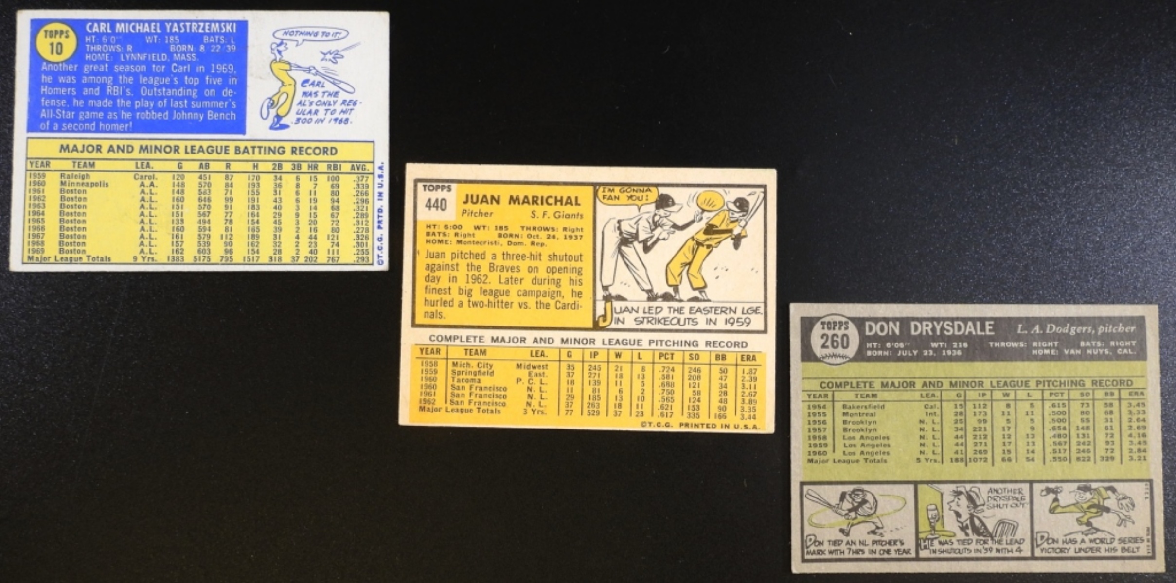 1961-1970 Topps Baseball Cards Lot