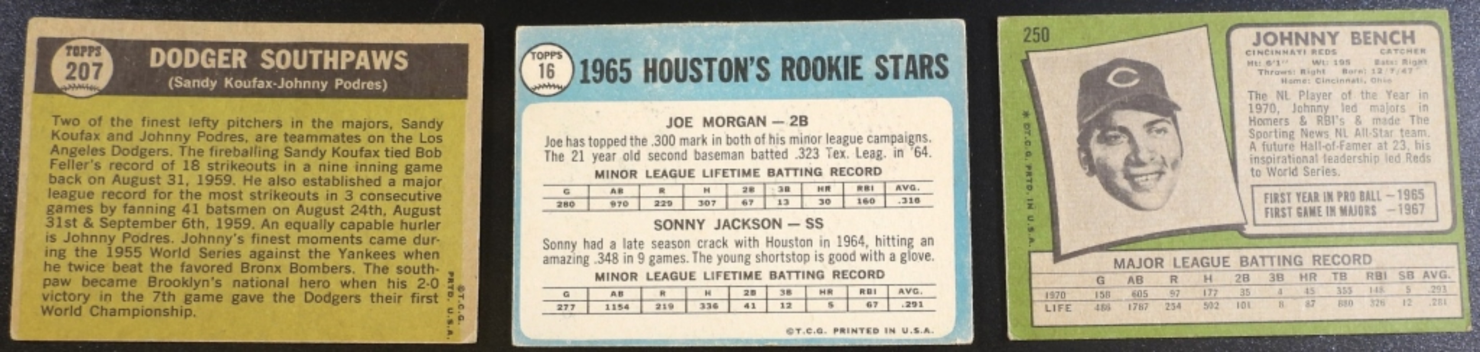 1961-1971 Topps Baseball Lot