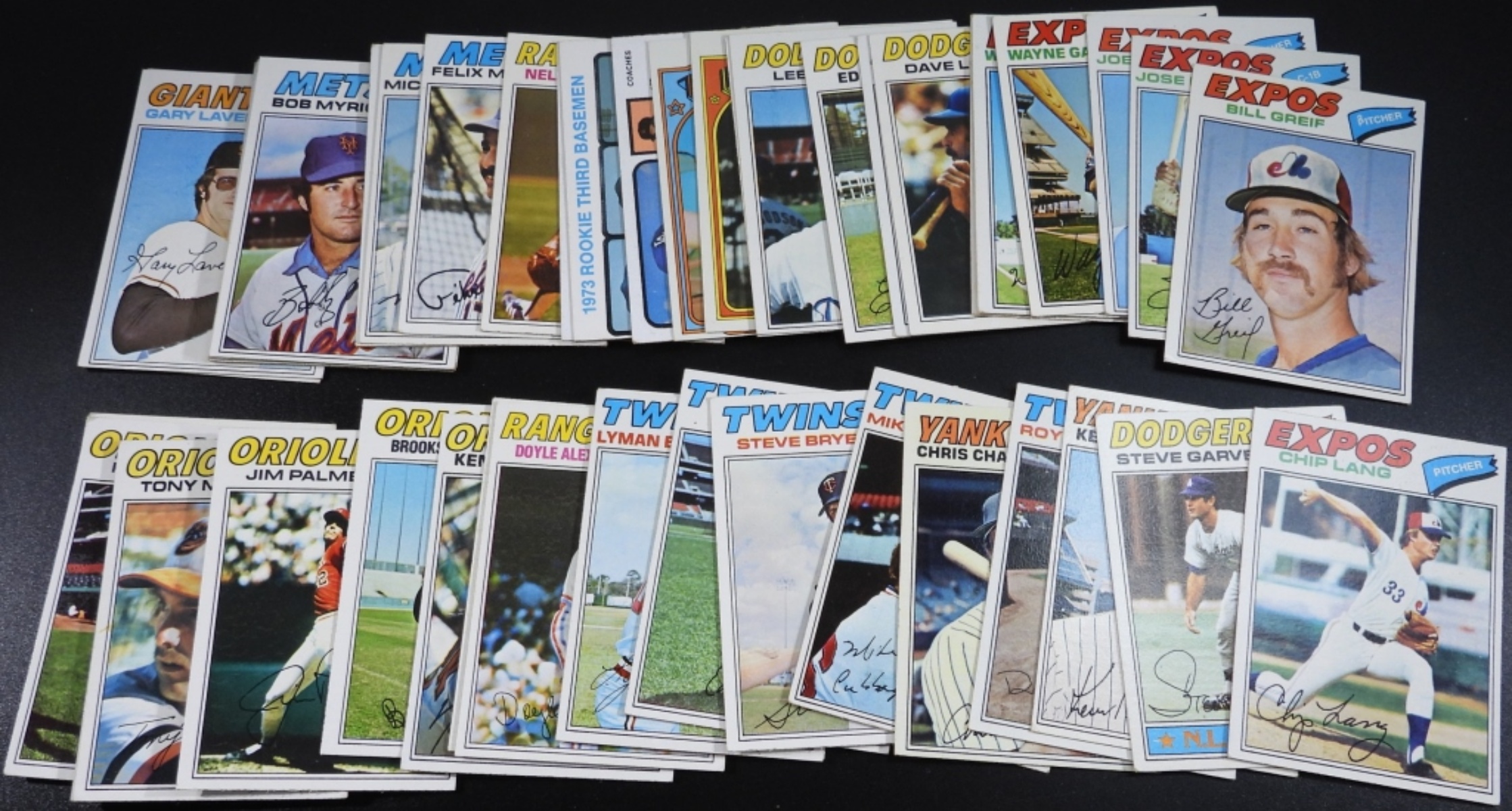 30+ Topps Baseball Cards, Mixed Condition
