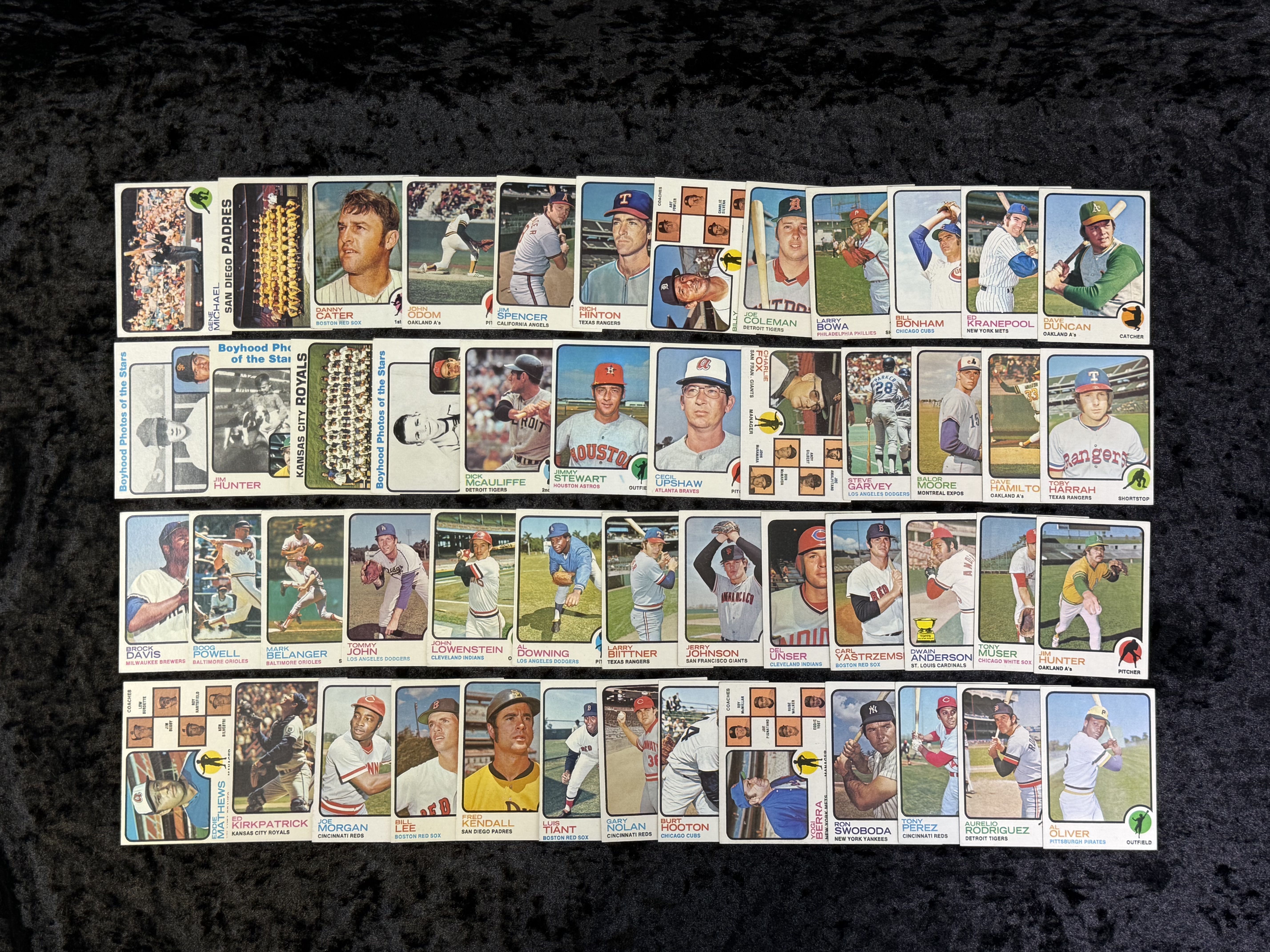 50 1970s Topps Baseball Cards