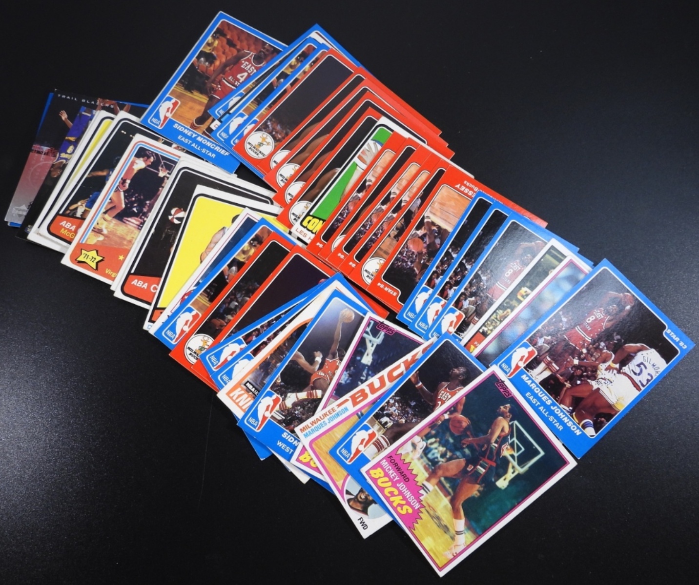 40+ Basketball Card Lot, Topps & Star, 70s-90s