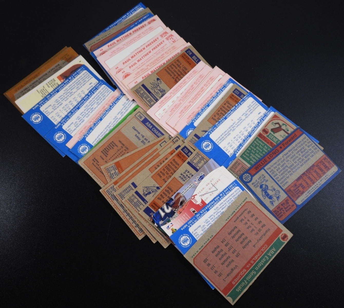 40+ Basketball Card Lot, Topps & Star, 70s-90s