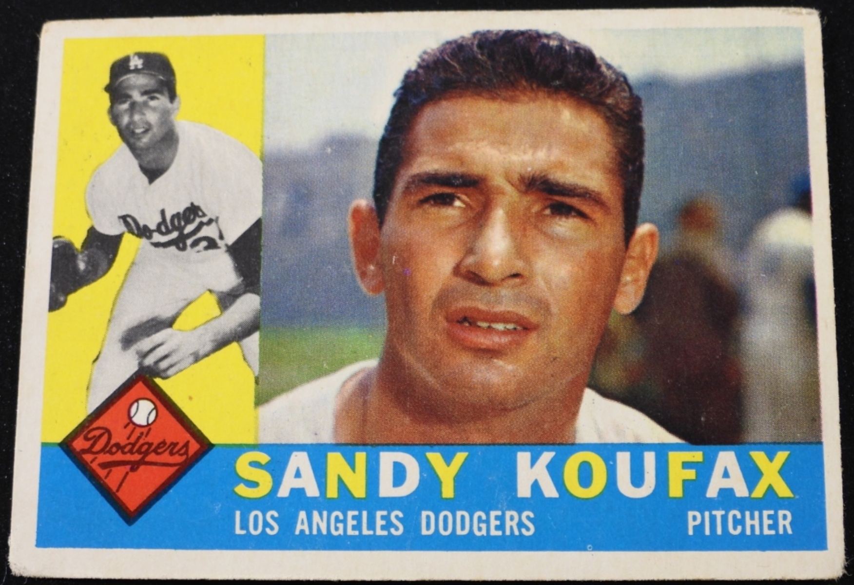 1960 Topps #343 Sandy Koufax Rookie Card