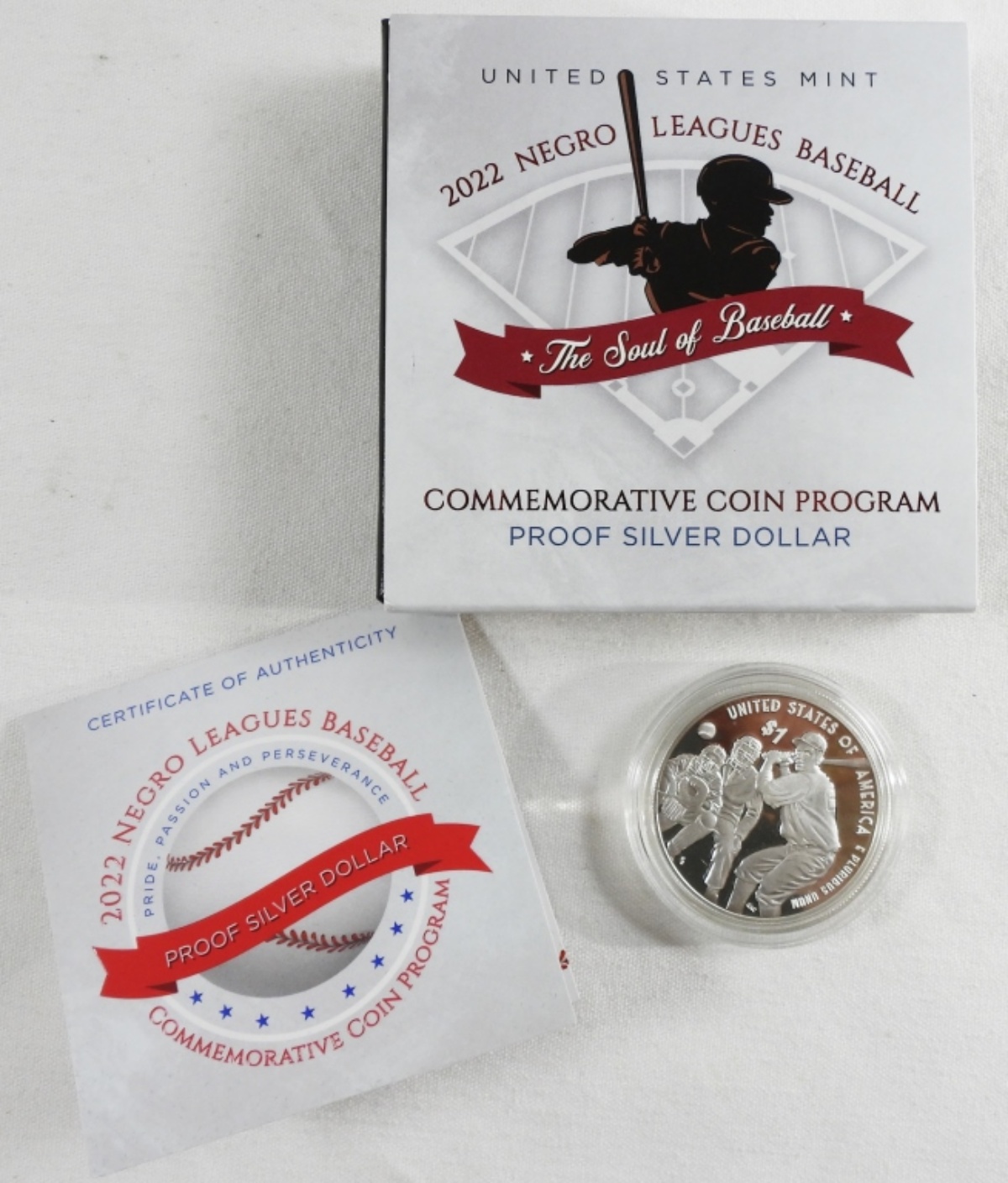 2022 Negro Leagues Baseball Silver Dollar