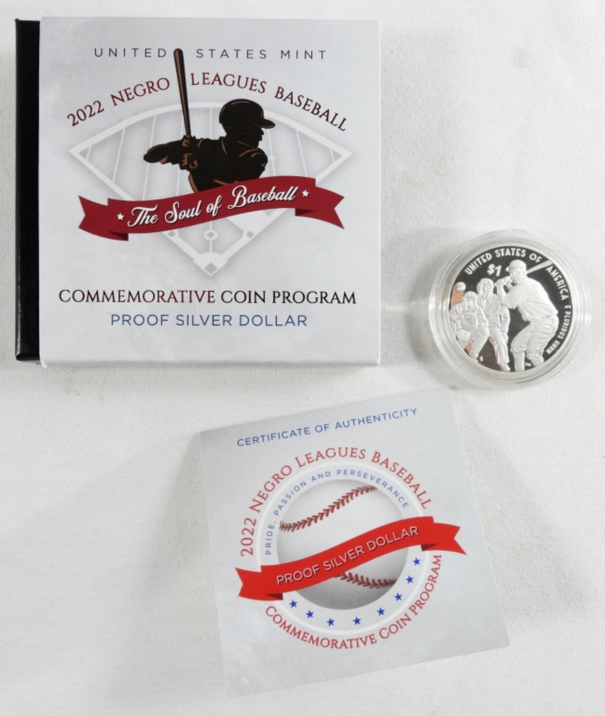 2022 Negro Leagues Baseball Silver Dollar